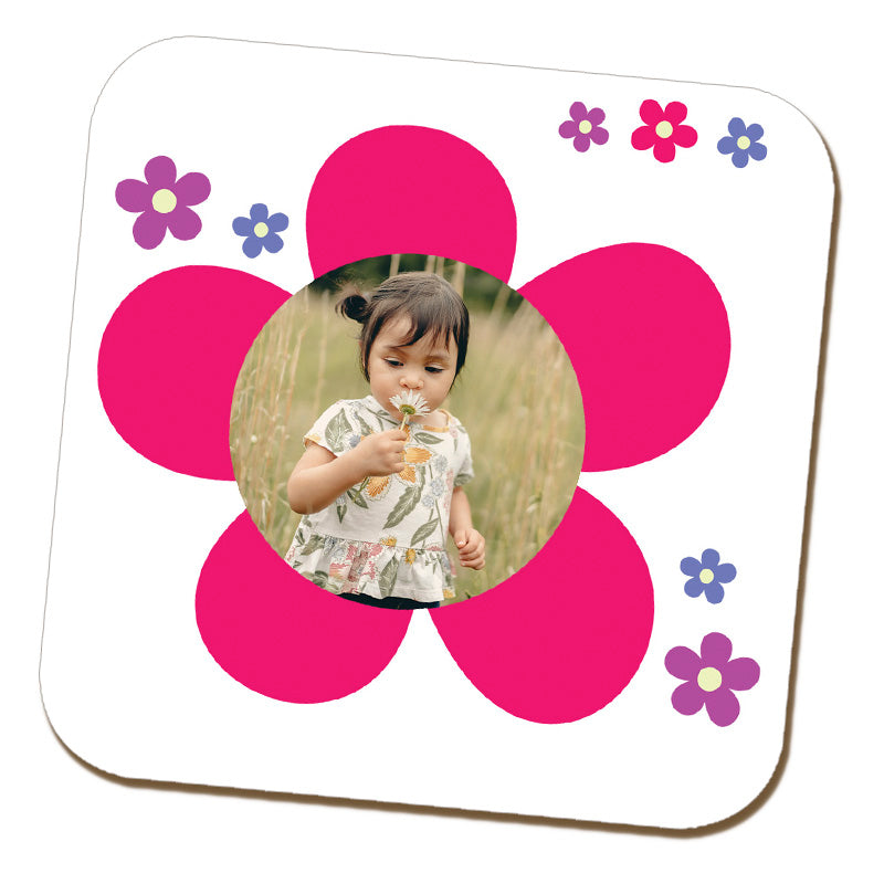 Flower Mummy Photo Coaster