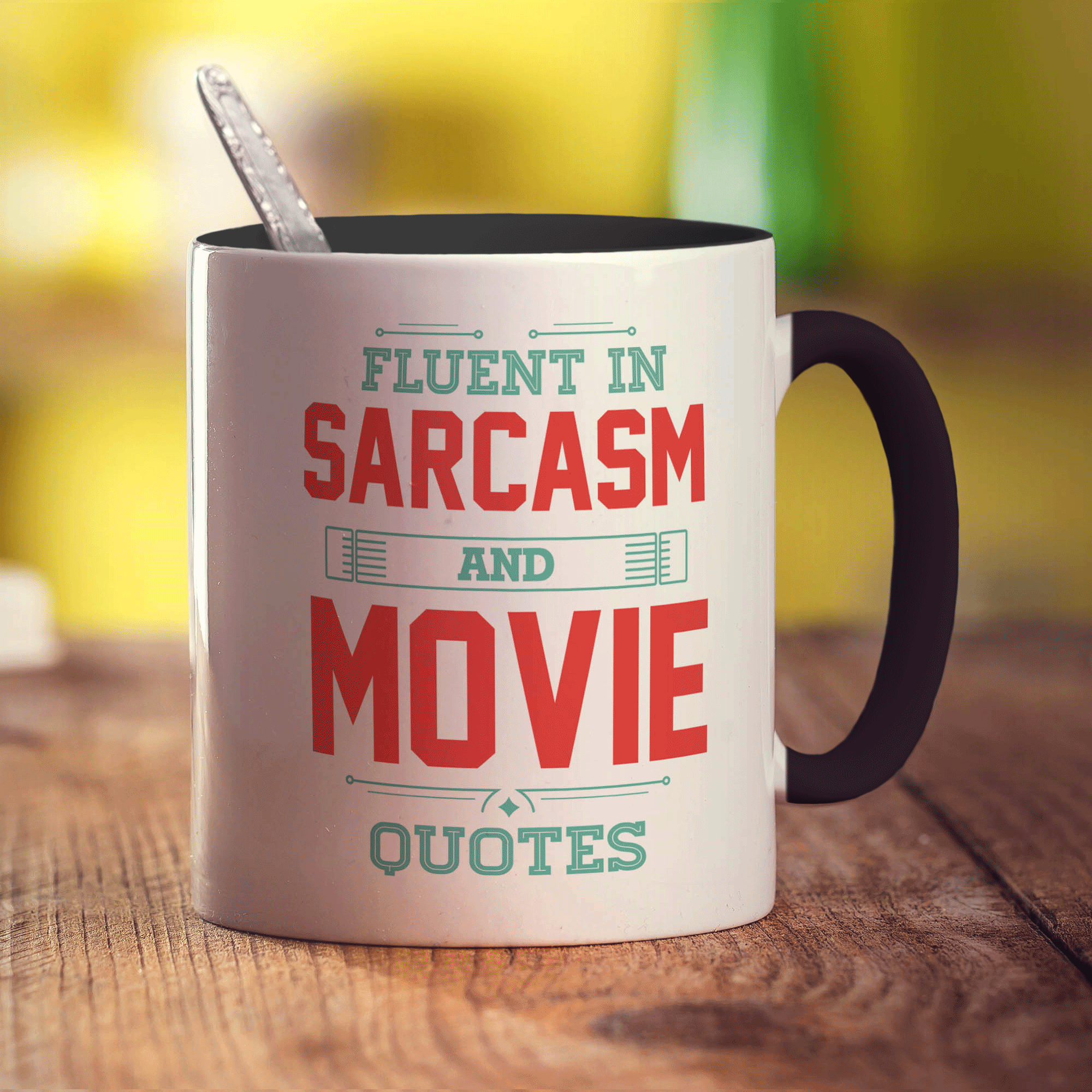 Fluent in Sarcasm and Movie Quotes Mug