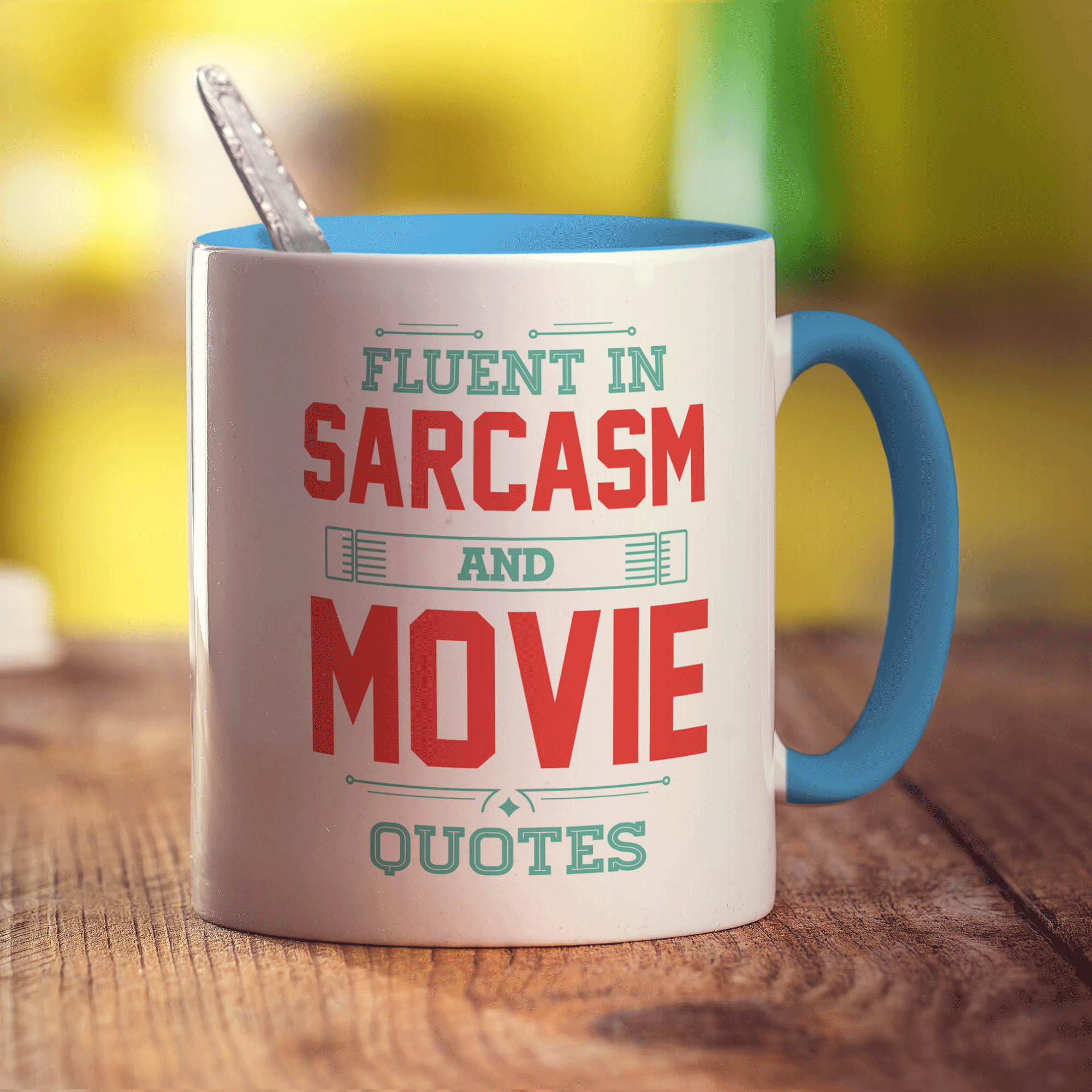 Fluent in Sarcasm and Movie Quotes Mug