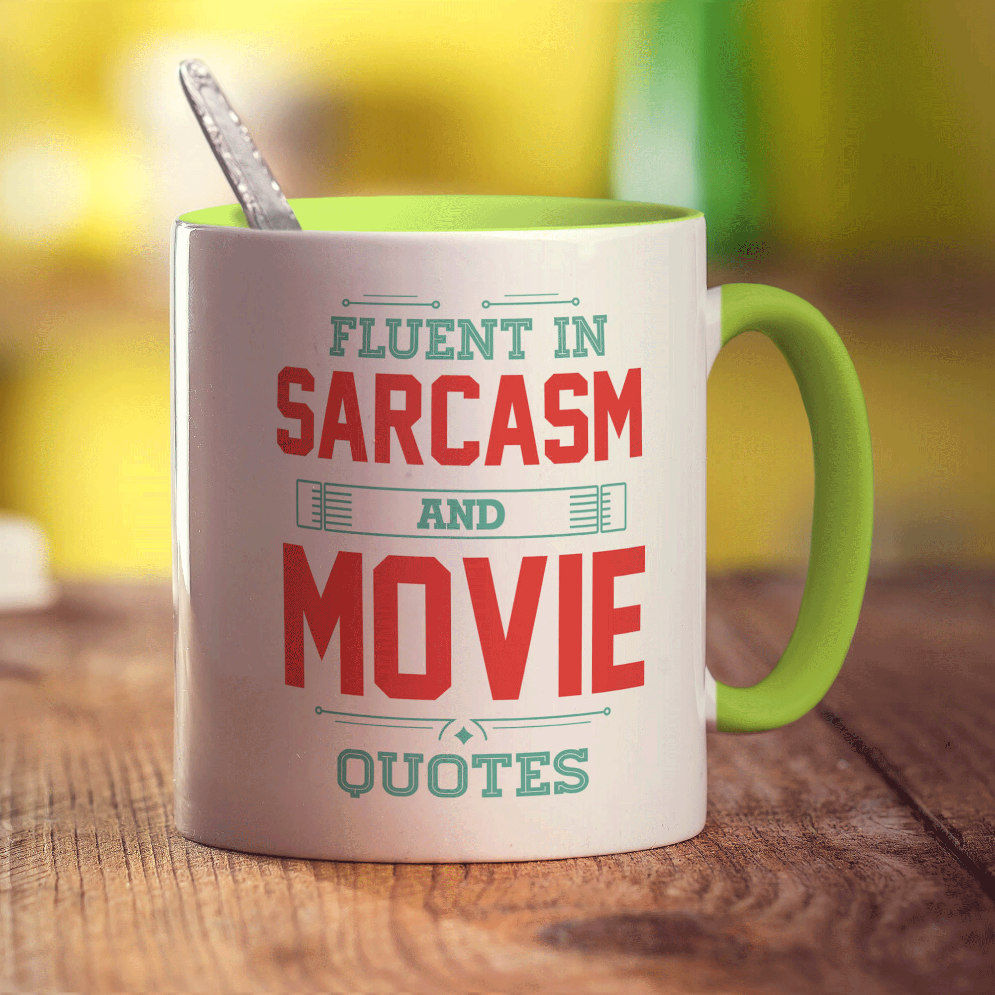 Fluent in Sarcasm and Movie Quotes Mug