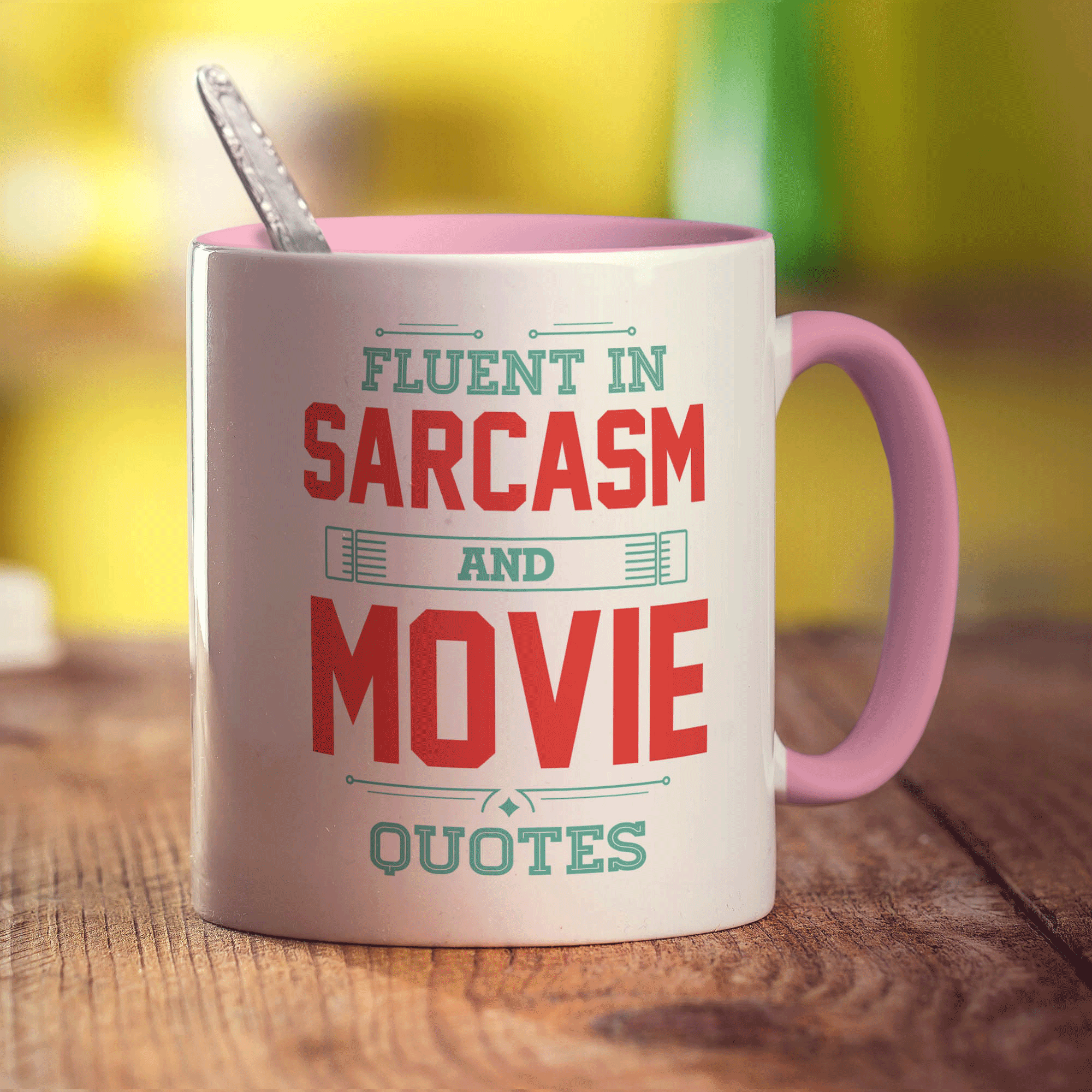 Fluent in Sarcasm and Movie Quotes Mug