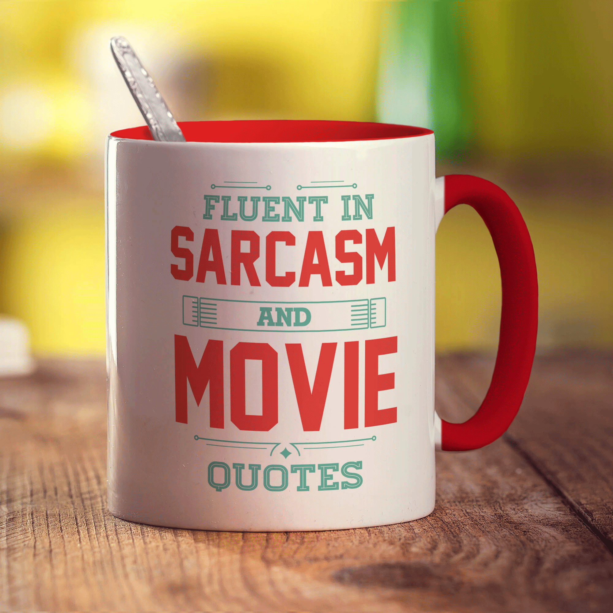 Fluent in Sarcasm and Movie Quotes Mug