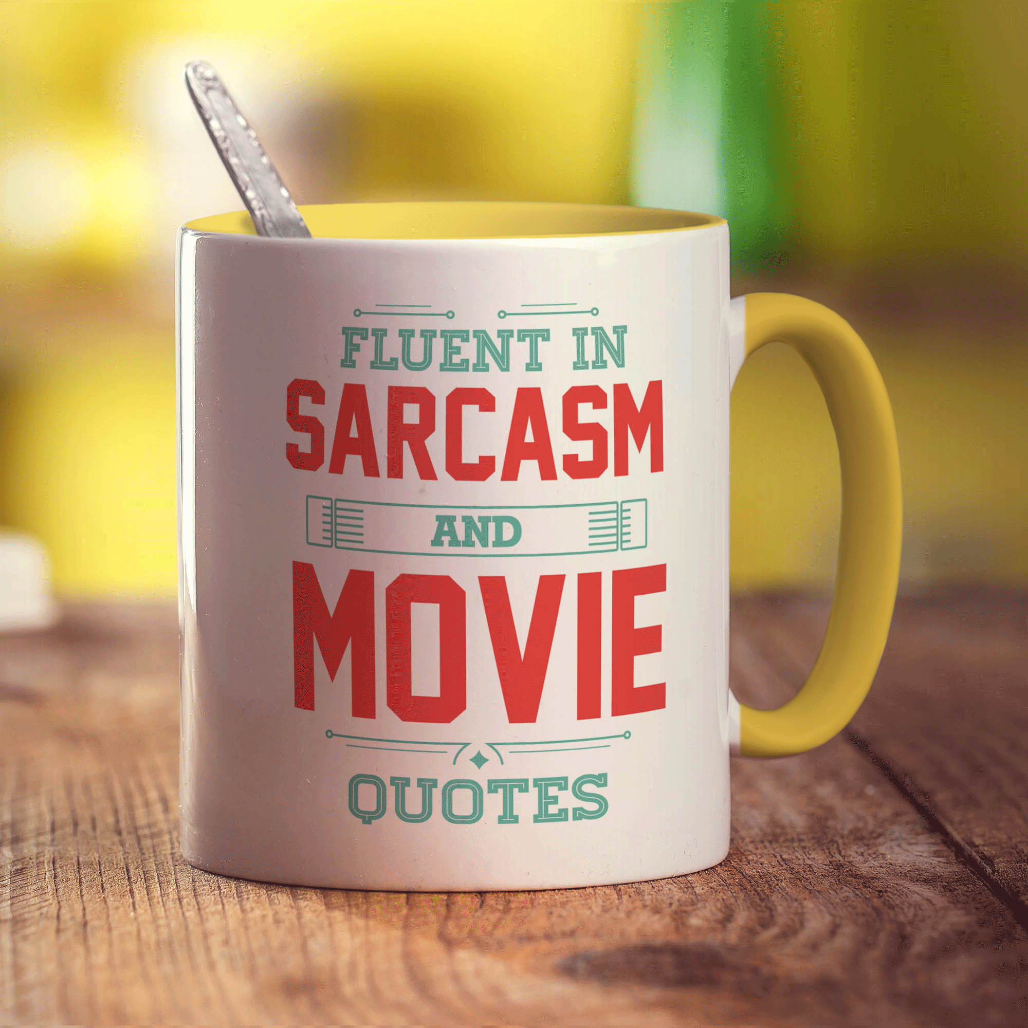 Fluent in Sarcasm and Movie Quotes Mug