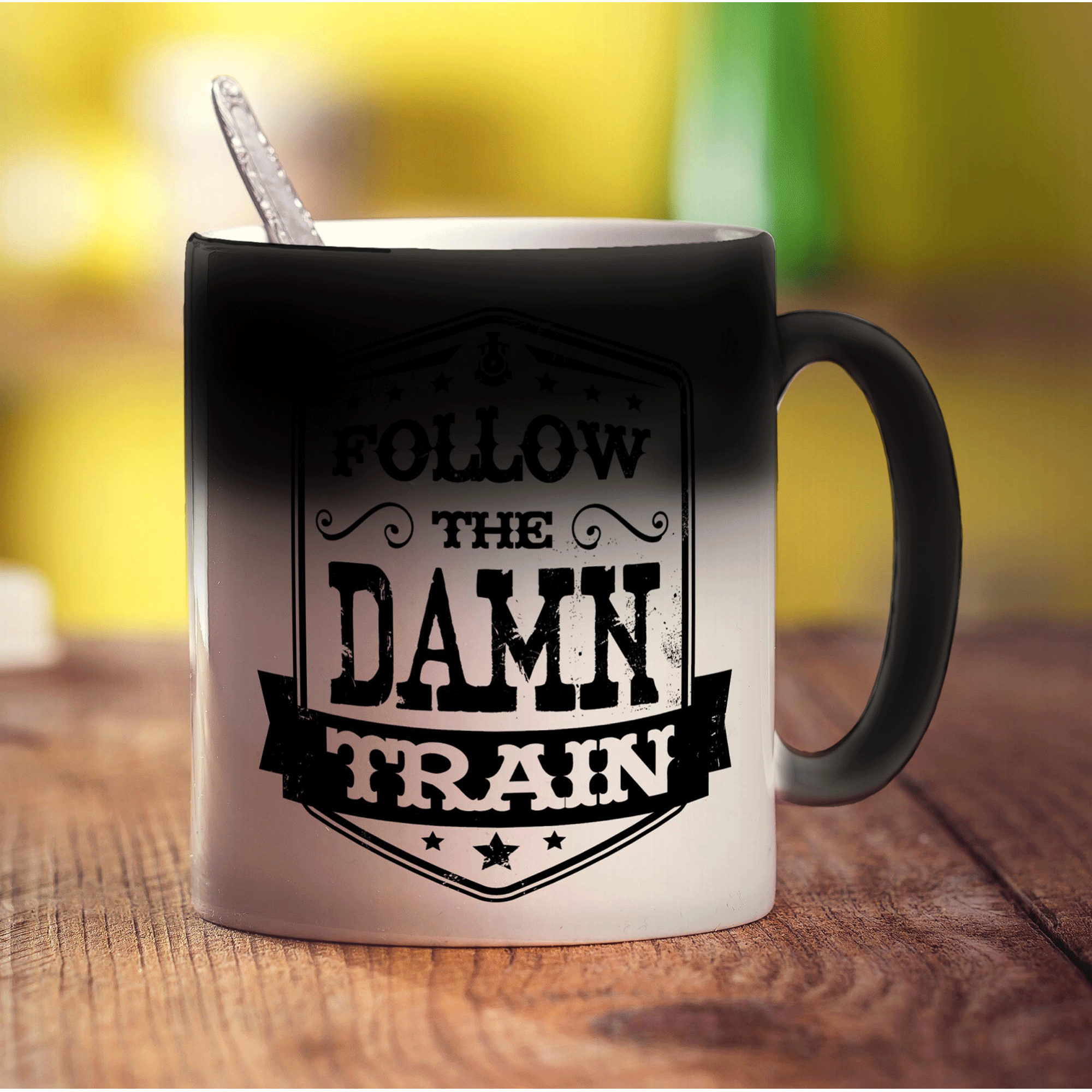Follow The Damn Train Mug