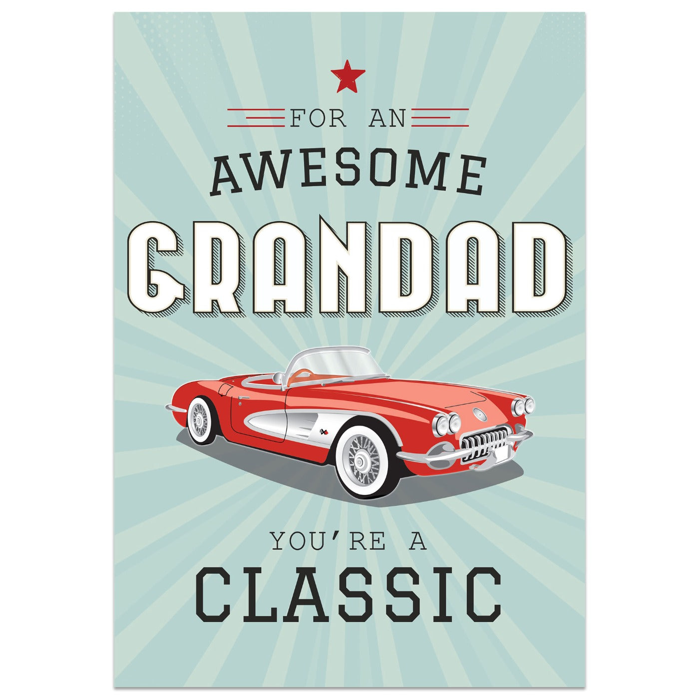 For an Awesome Grandad You're a Classic Card