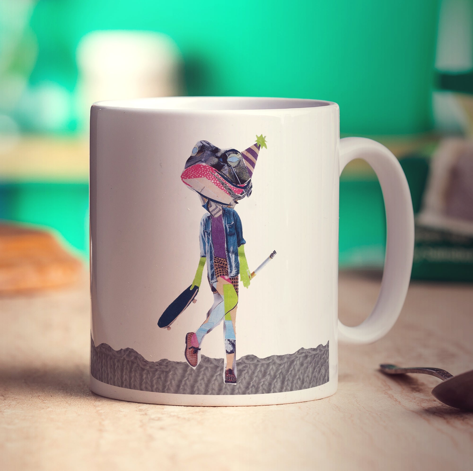 Party Frog Mug by Zoe Spry