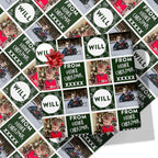 From Father Christmas Wrapping Paper Held