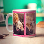 4 Photo Heart Mug