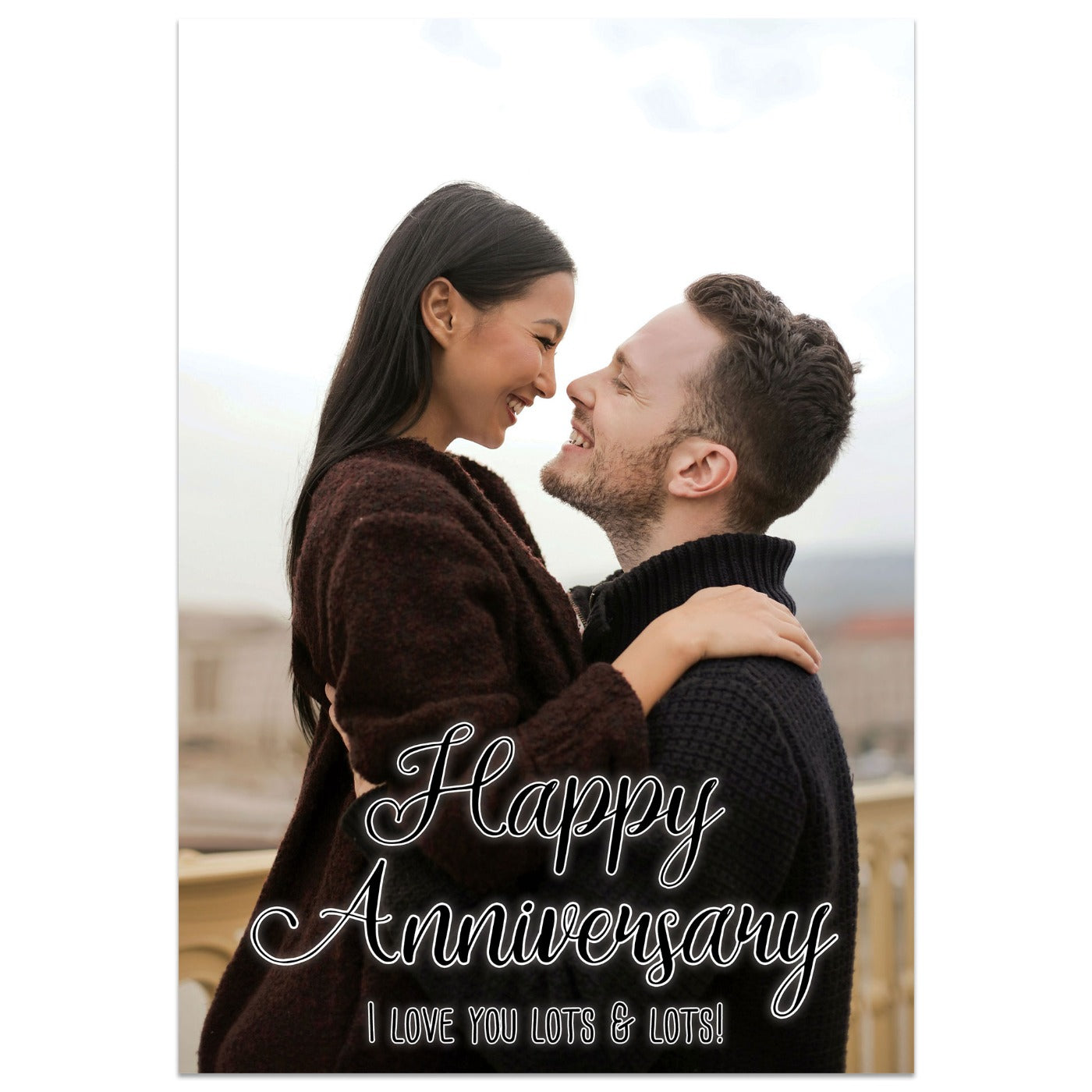 Full Photo Happy Anniversary Card