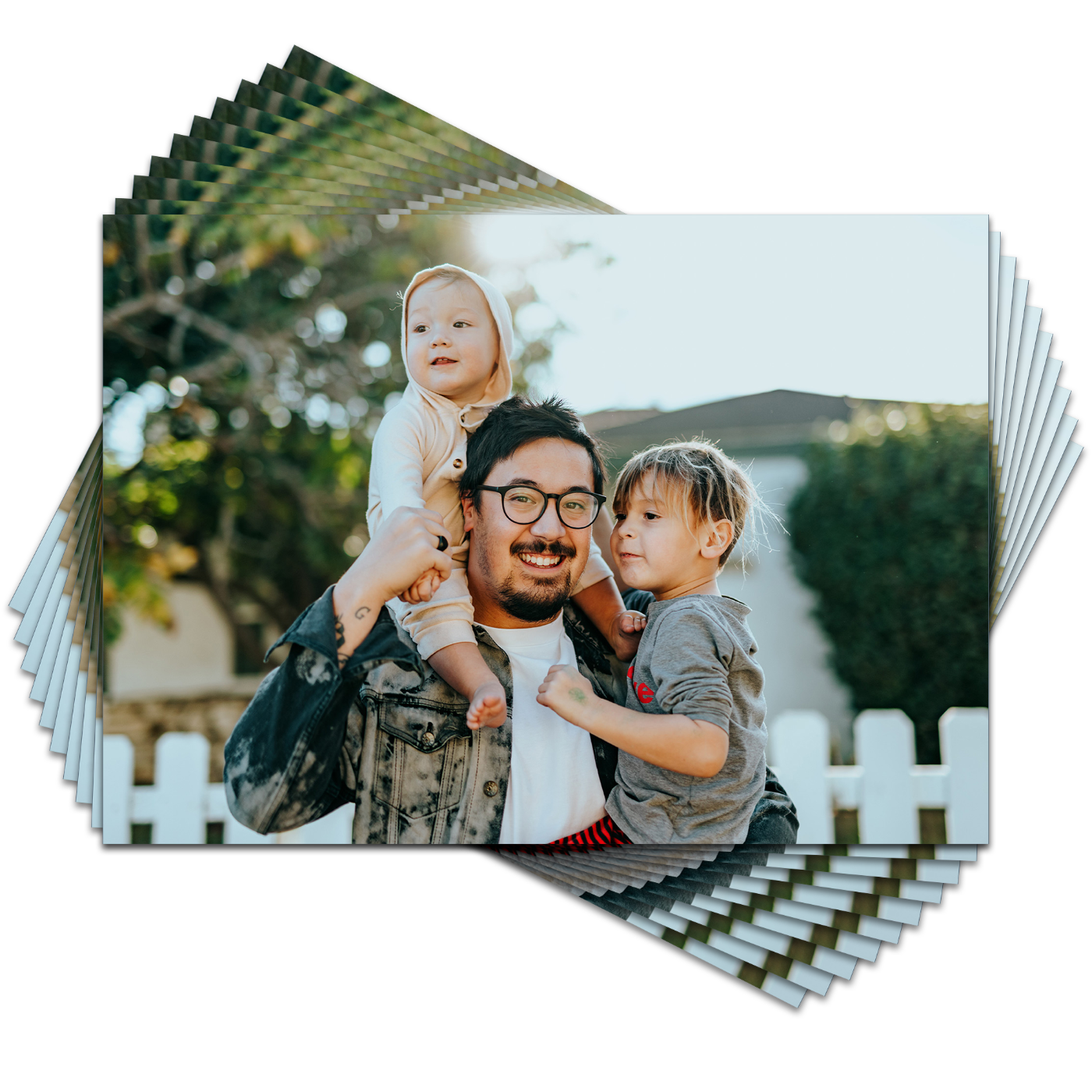 Full Photo Flat Card (Landscape)