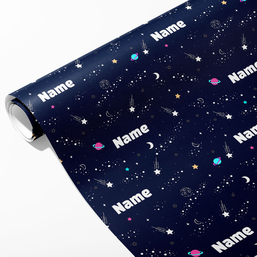 Galaxy Name Wrapping Paper
