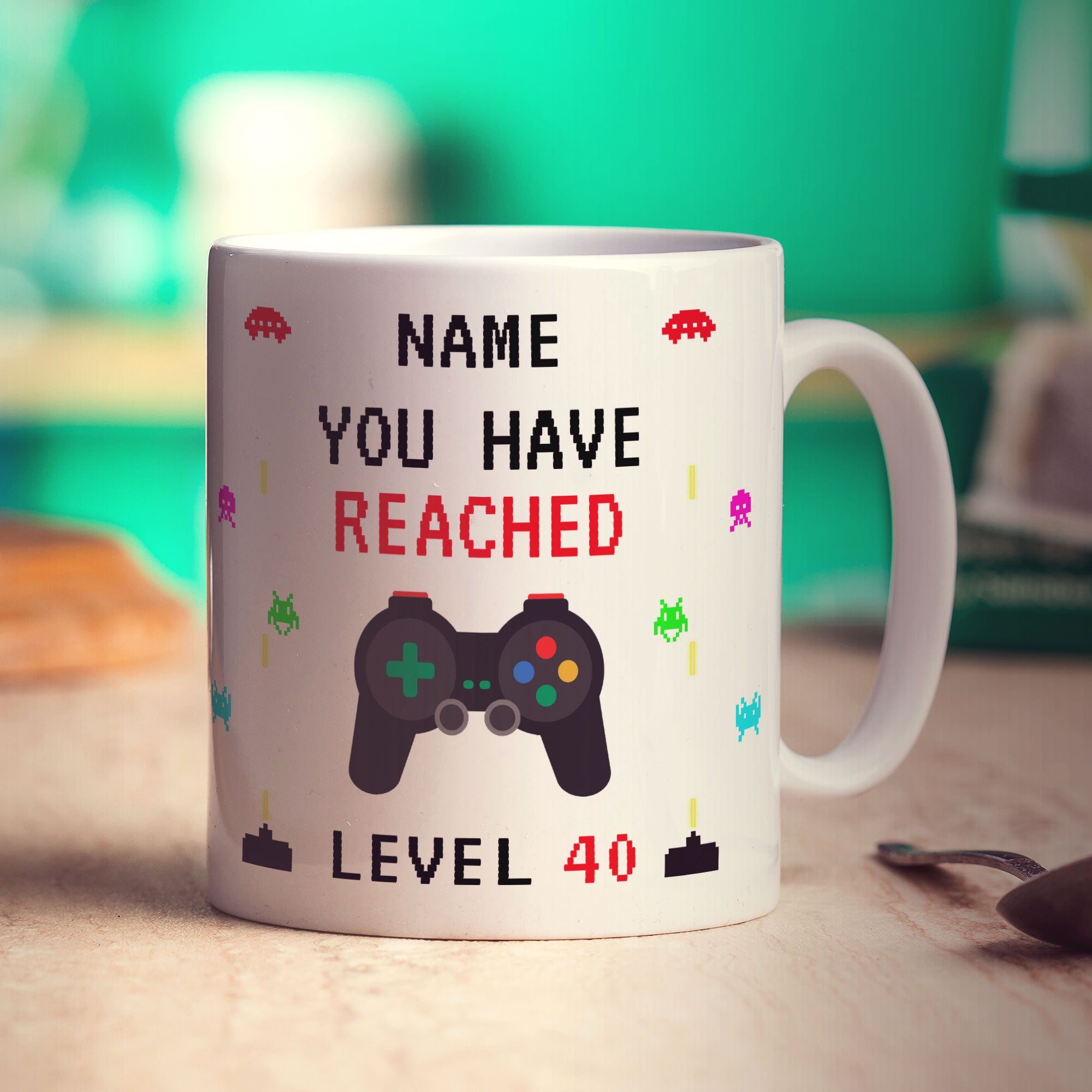 Gamer 40th Birthday Mug