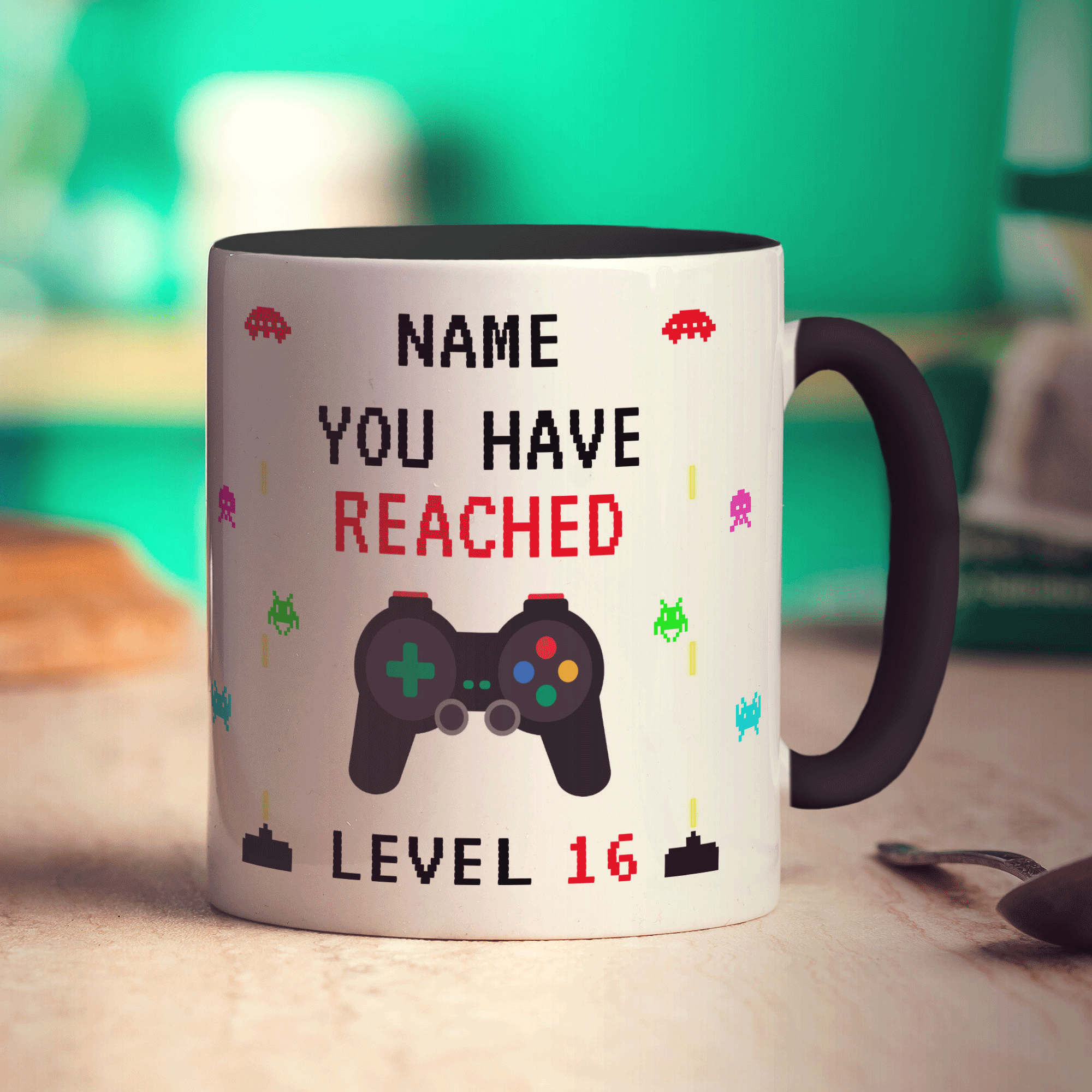 Gamer 16th Birthday Mug - Standard 330ml (11oz) / Black