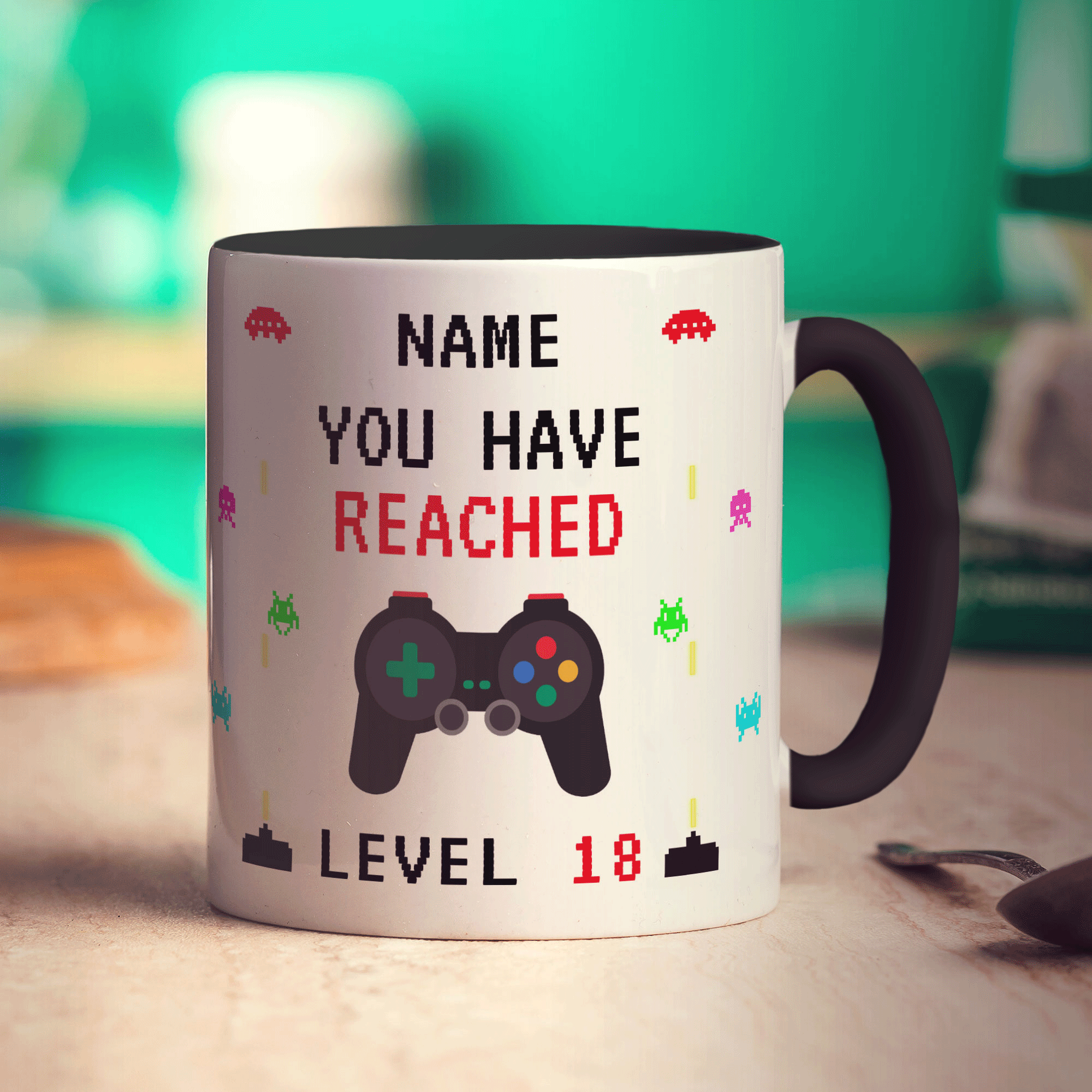 Gamer 18th Birthday Mug - Standard 330ml (11oz) / Black