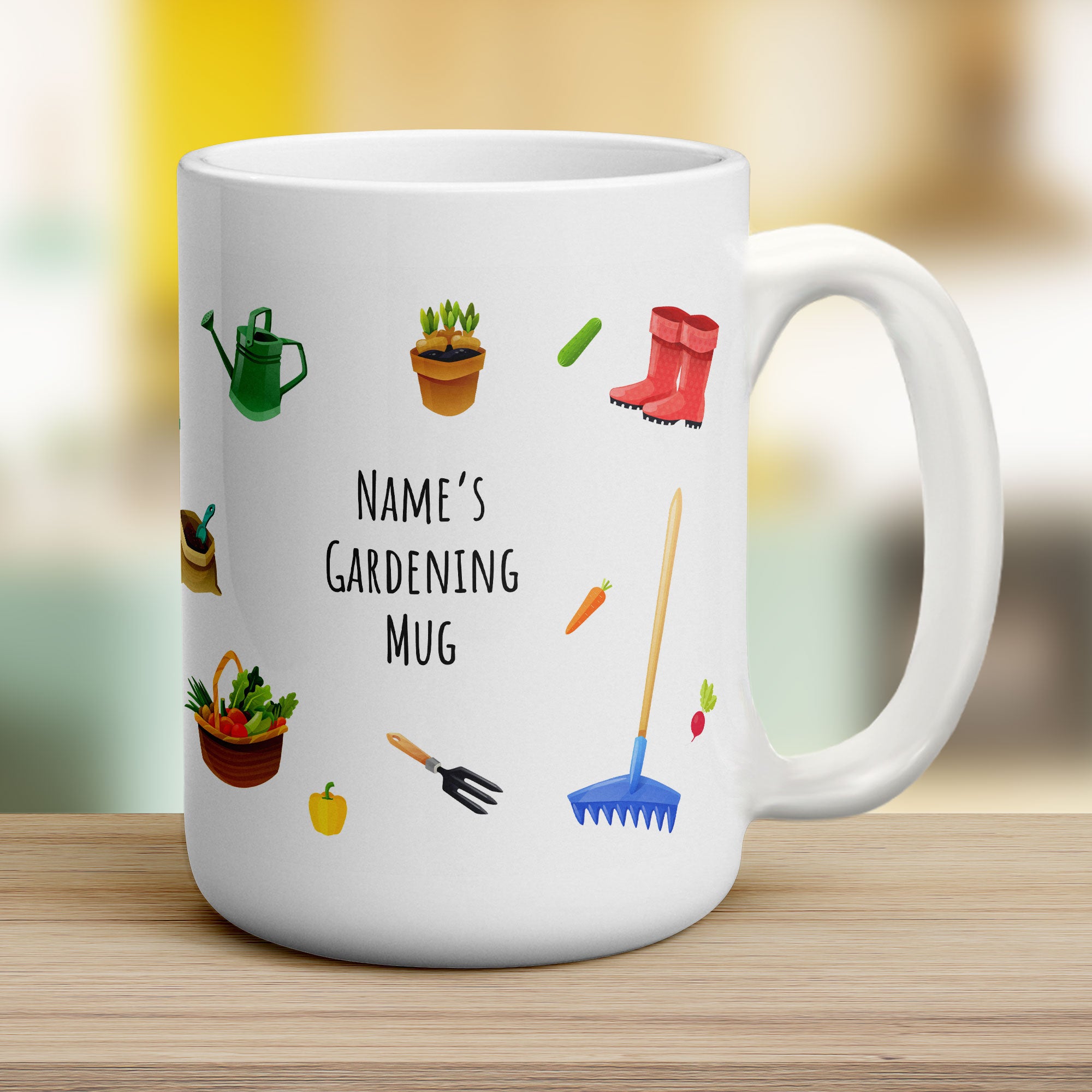 Personalised Gardening Mug