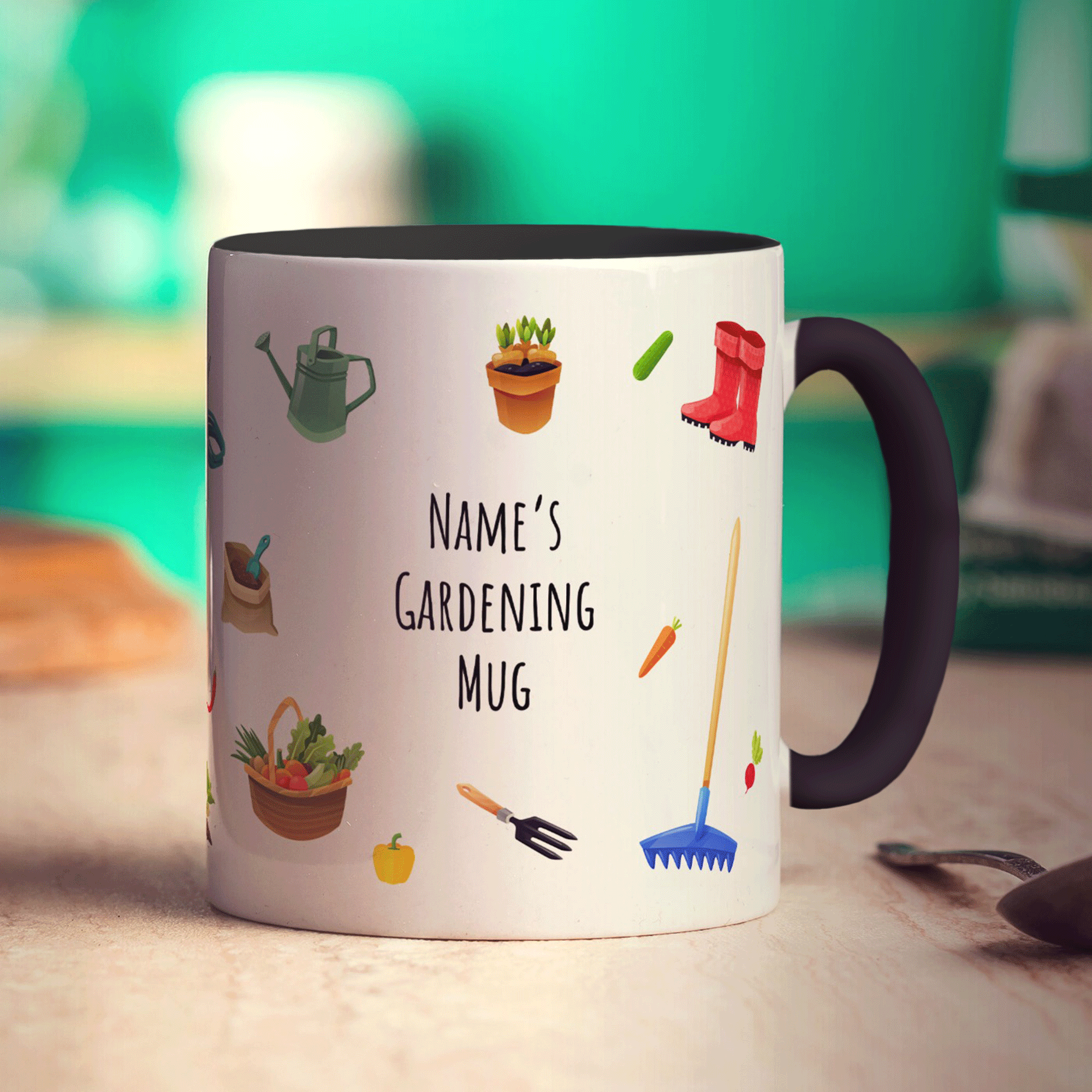 Personalised Gardening Mug