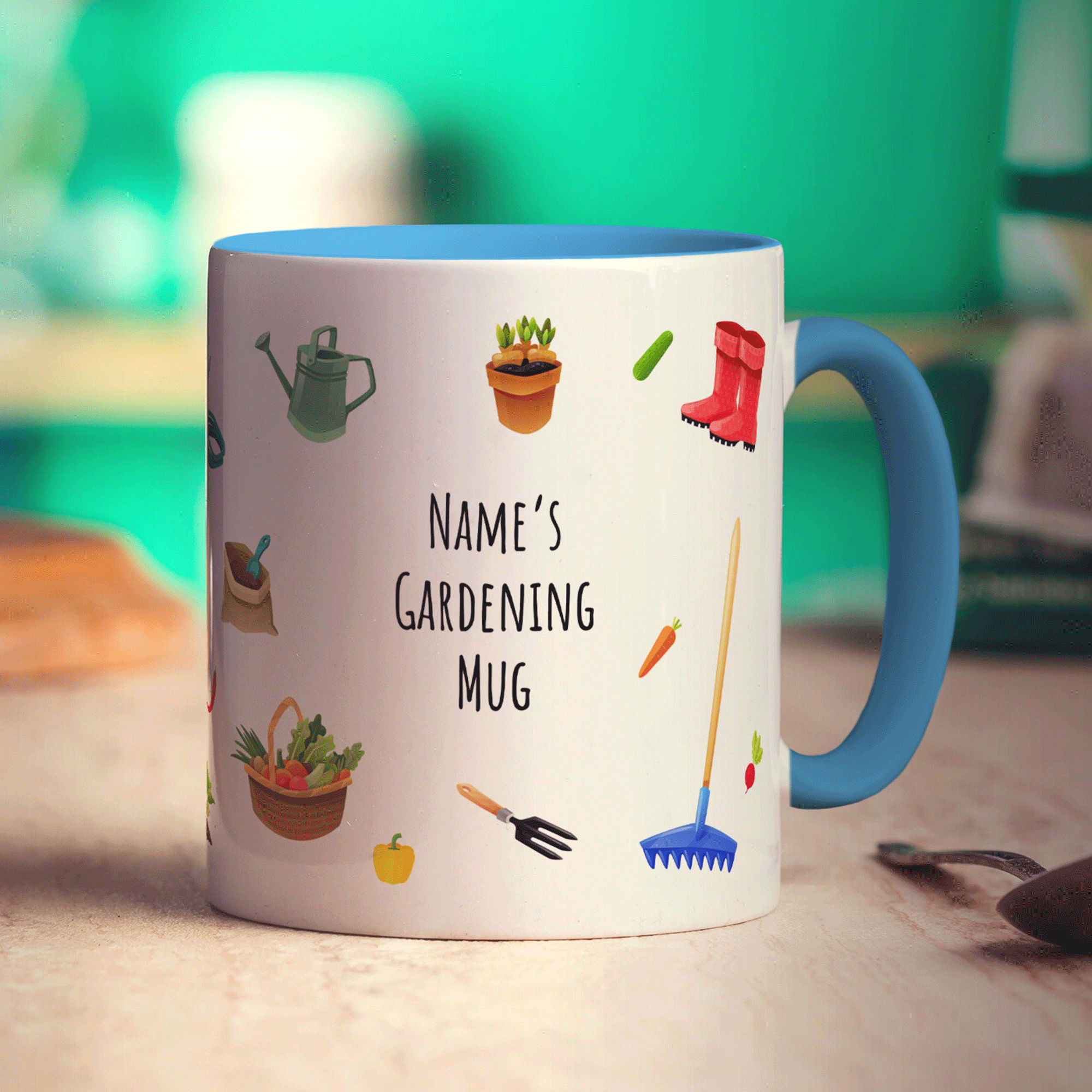 Personalised Gardening Mug