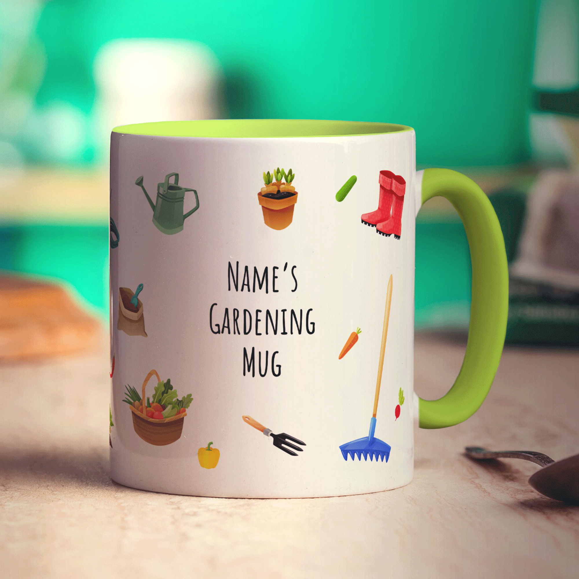 Personalised Gardening Mug