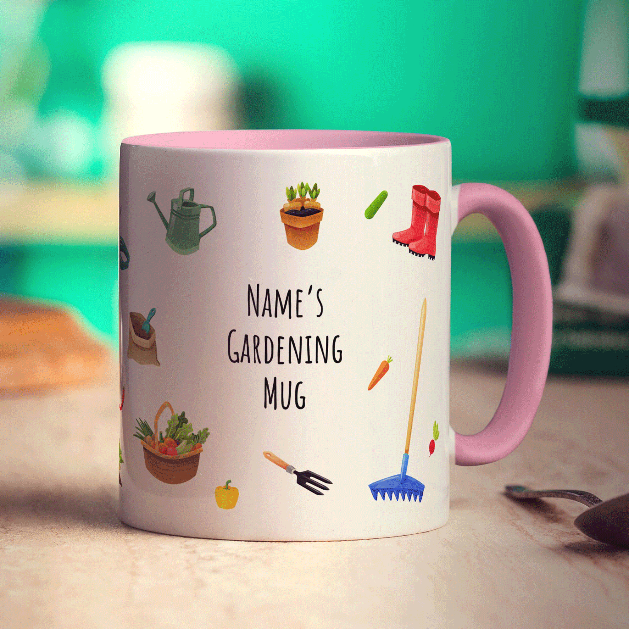 Personalised Gardening Mug