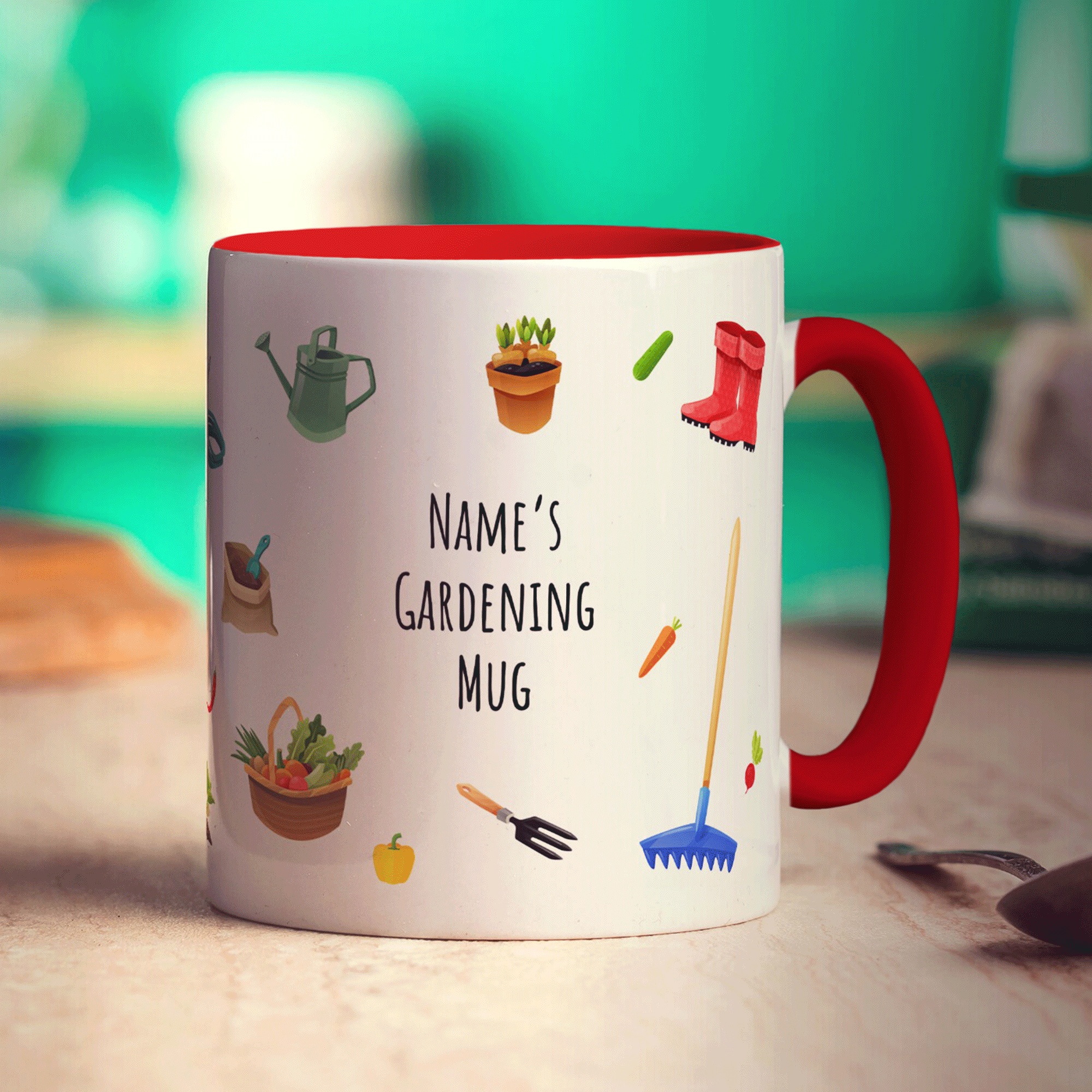 Personalised Gardening Mug