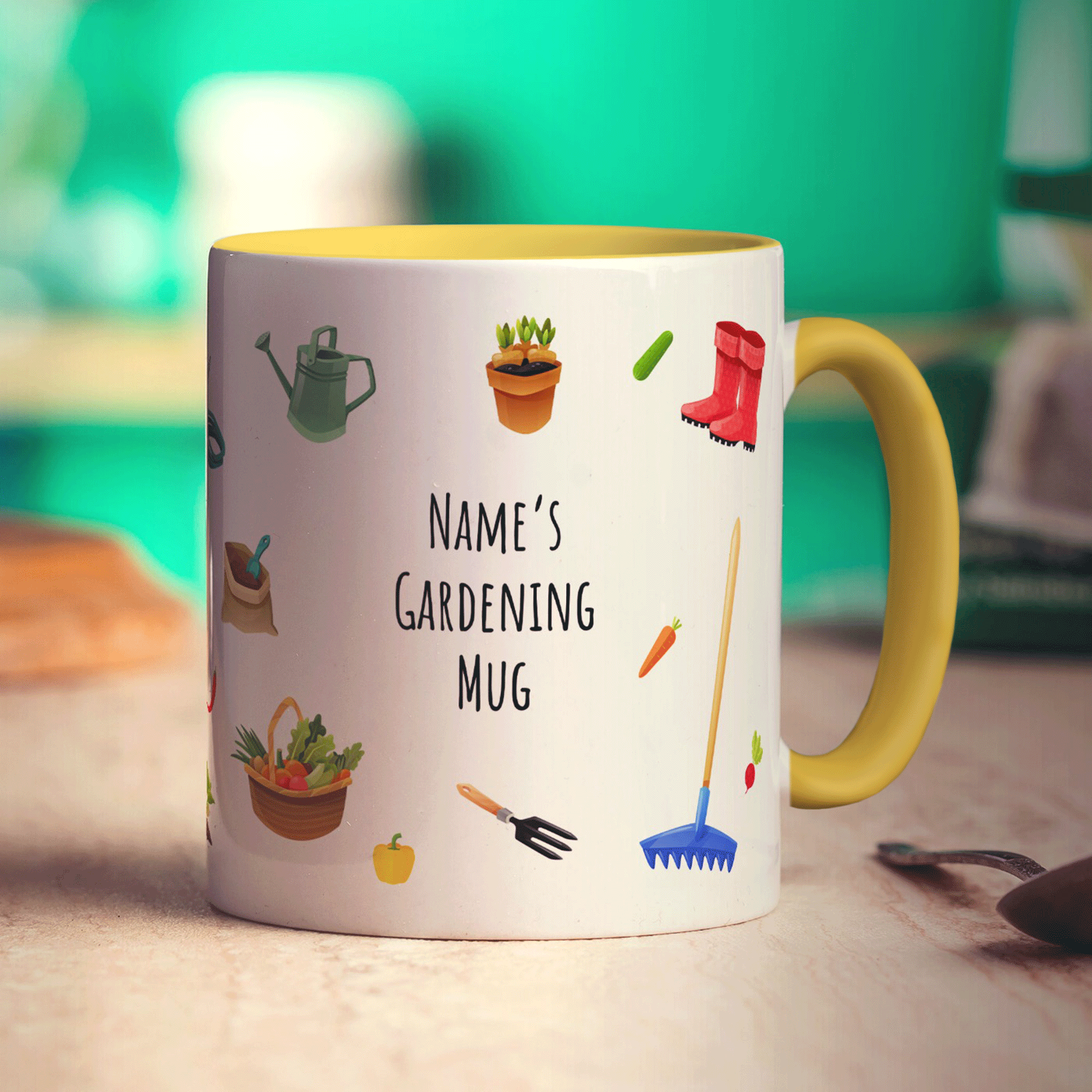Personalised Gardening Mug