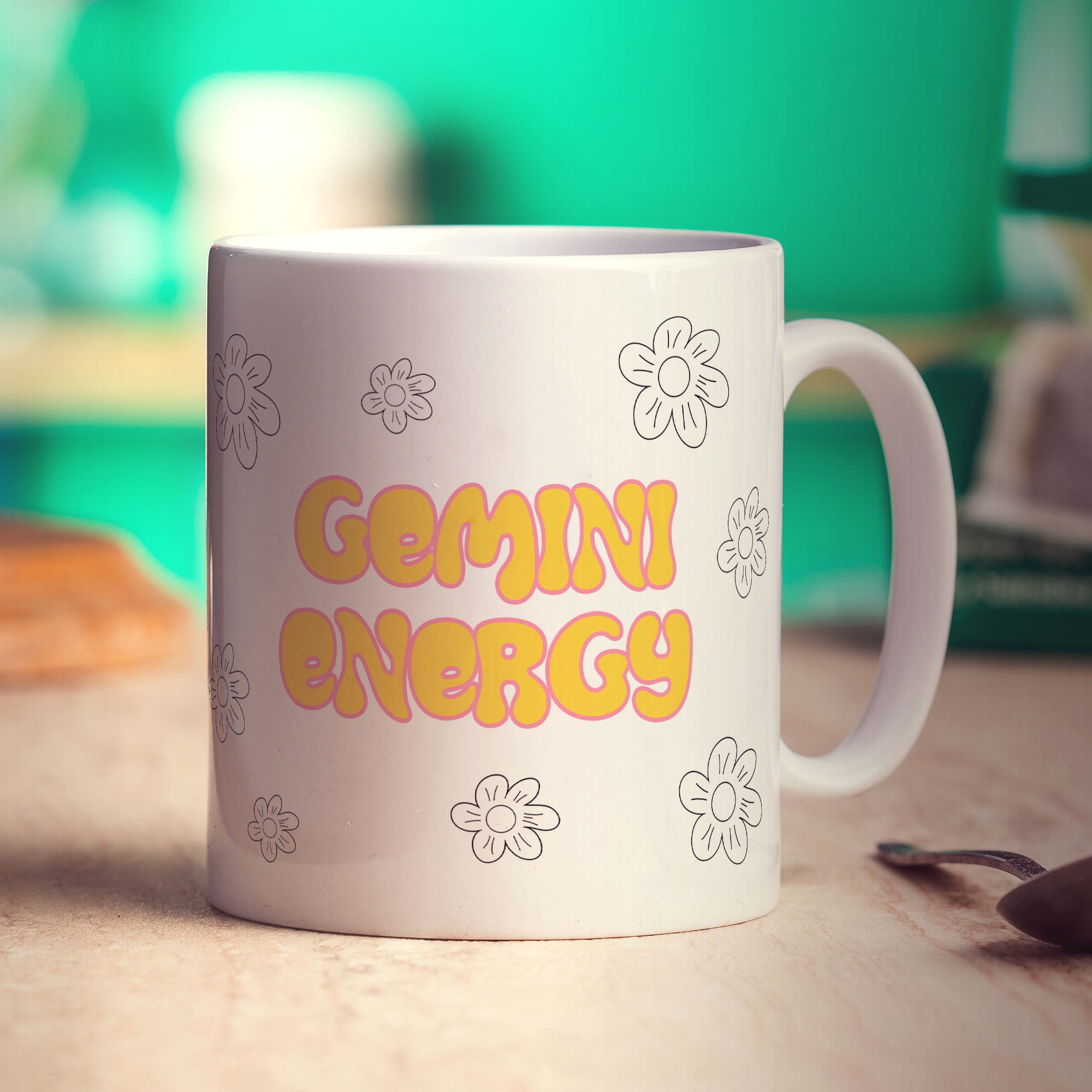 Gemini Energy Star Sign Mug