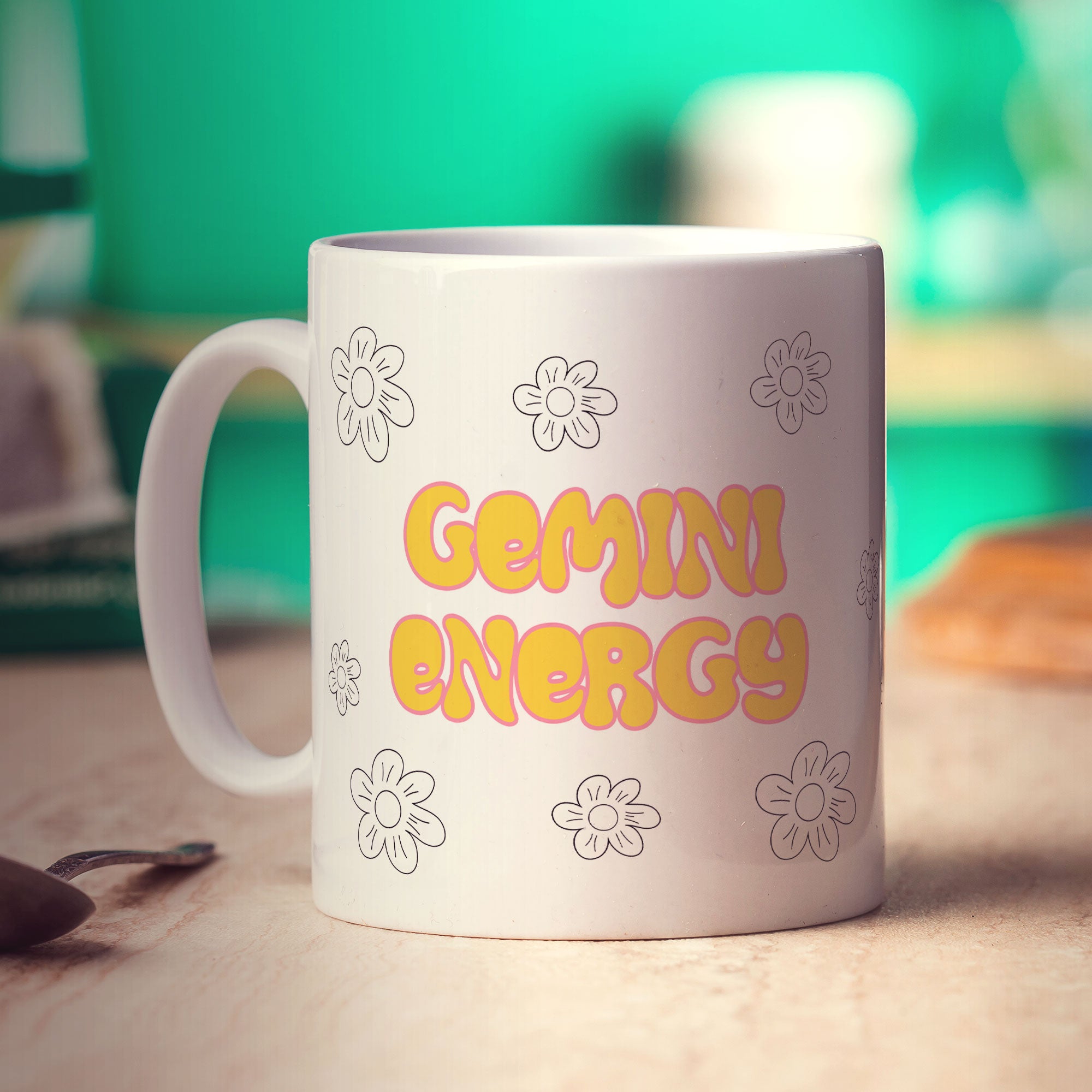 Gemini Energy Star Sign Mug