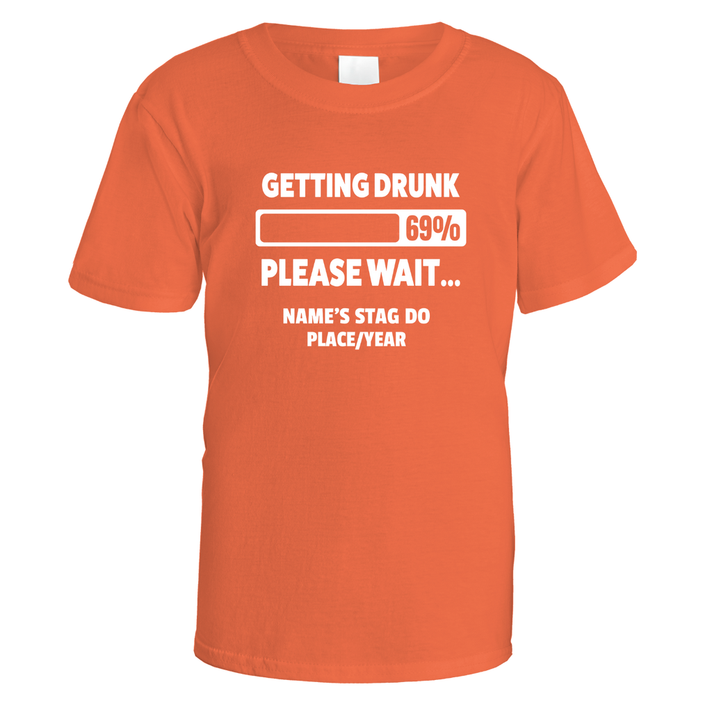 Getting Drunk Please Wait T-Shirt