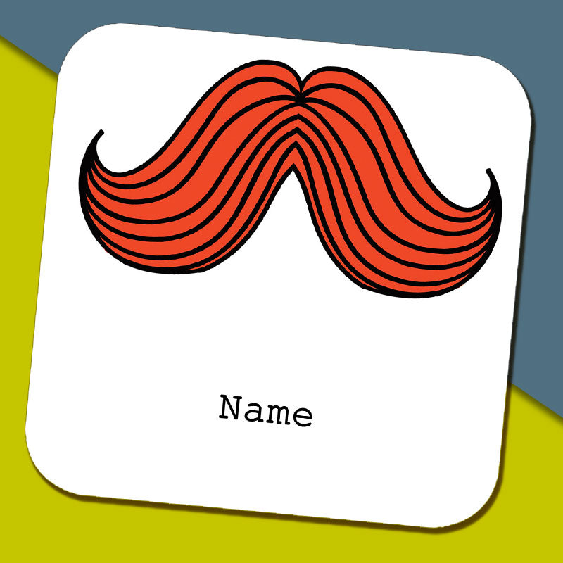 Ginger Moustache Coaster