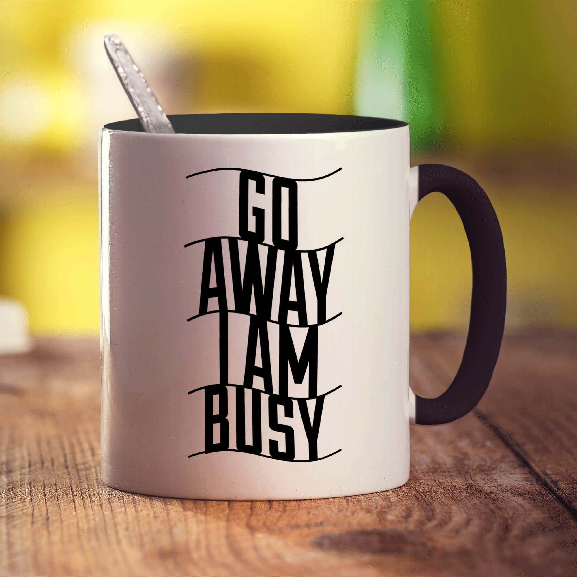 Go Away I Am Busy Mug