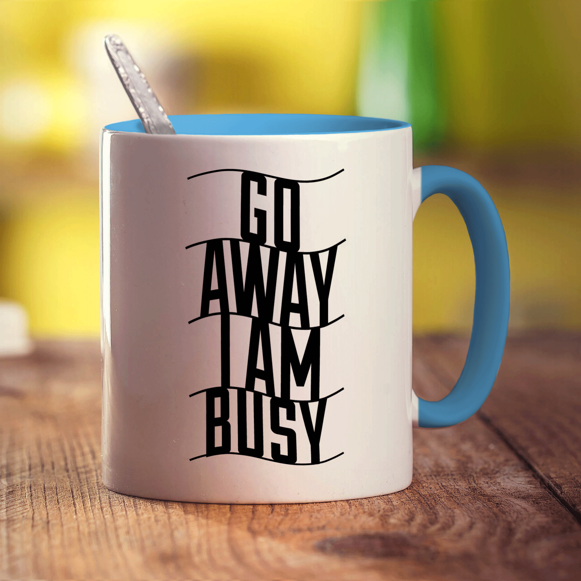 Go Away I Am Busy Mug