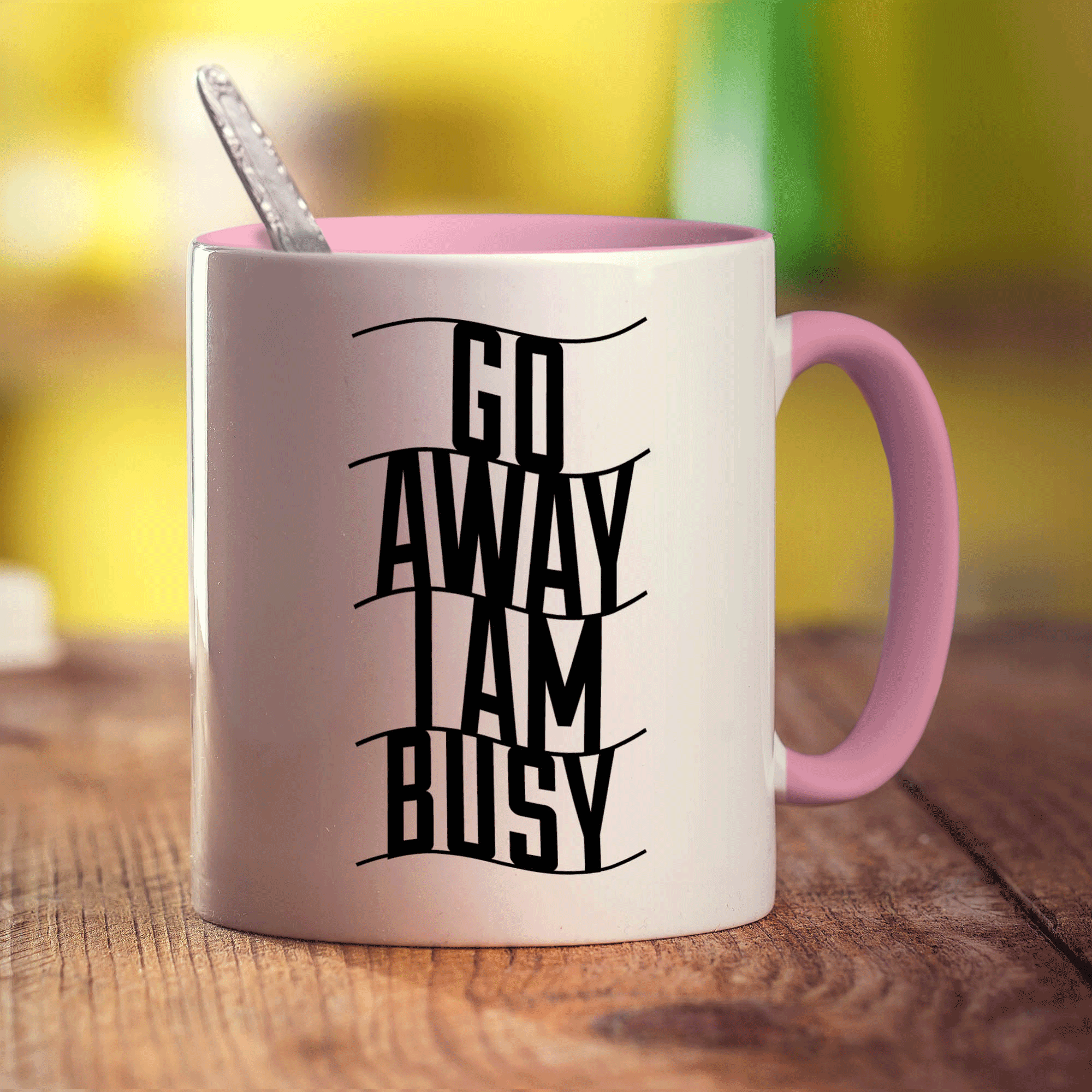 Go Away I Am Busy Mug