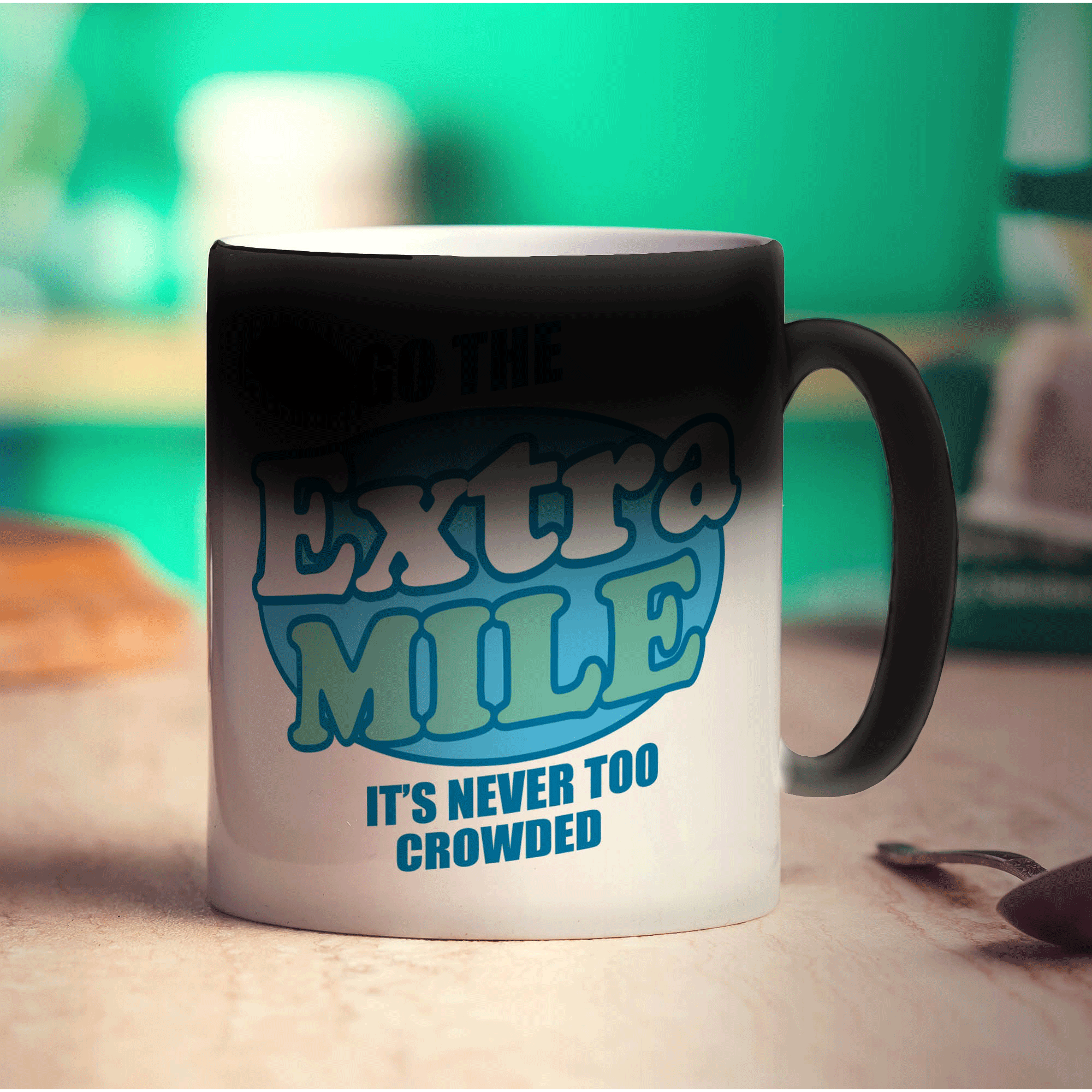 Go The Extra Mile It's Never Too Crowded Mug - Standard 330ml (11oz) / Magic Mug