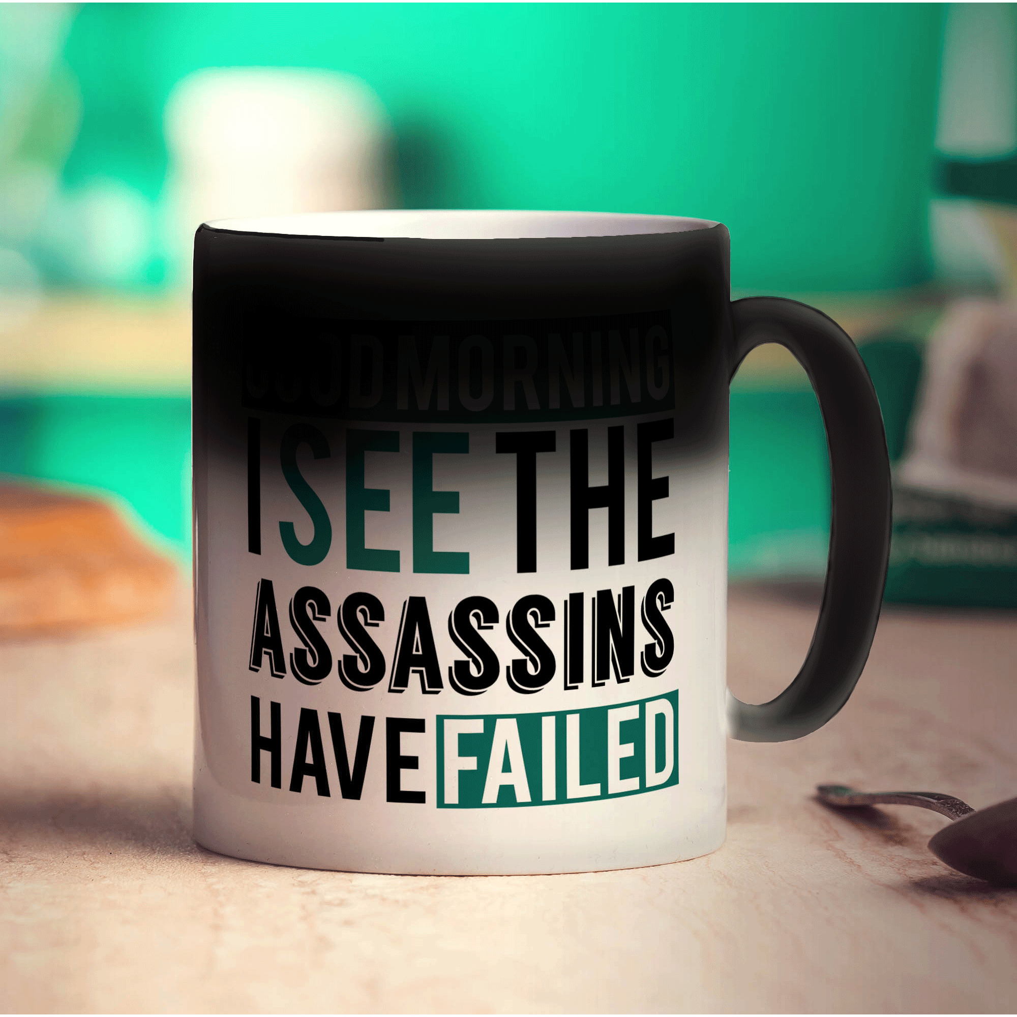 Good Morning, I See The Assassins Have Failed Mug - Standard 330ml (11oz) / Magic Mug
