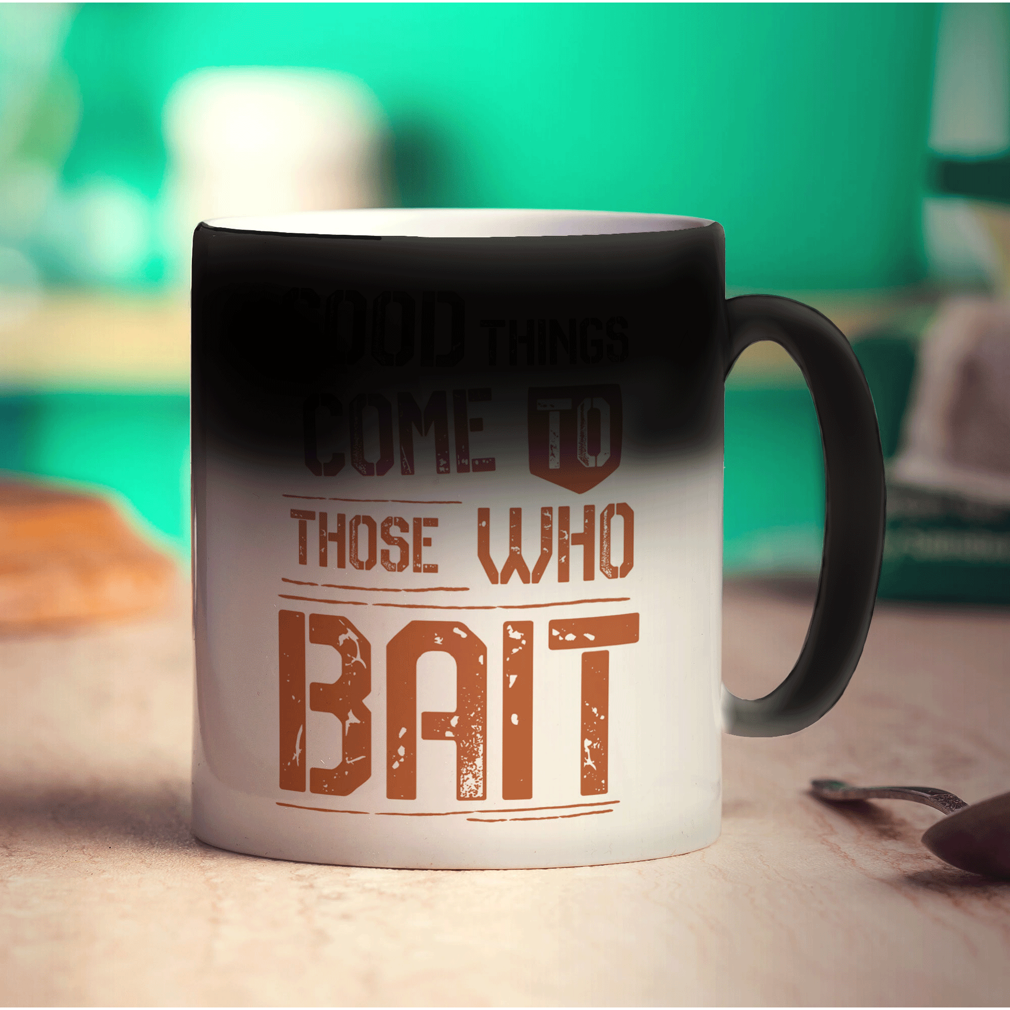 Good Things Come to Those Who Bait Mug - Standard 330ml (11oz) / Magic Mug