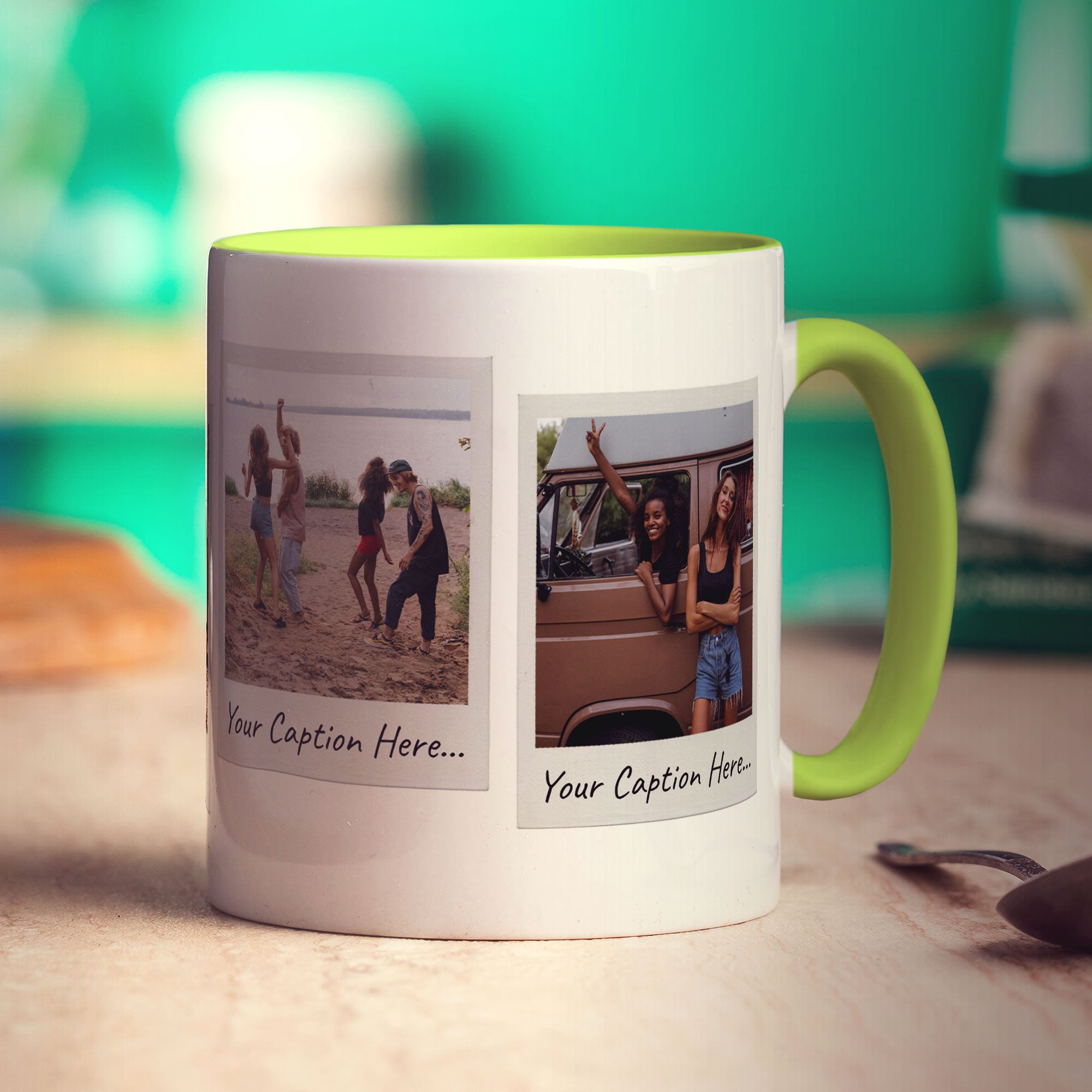 4 Photo Polaroid Mug