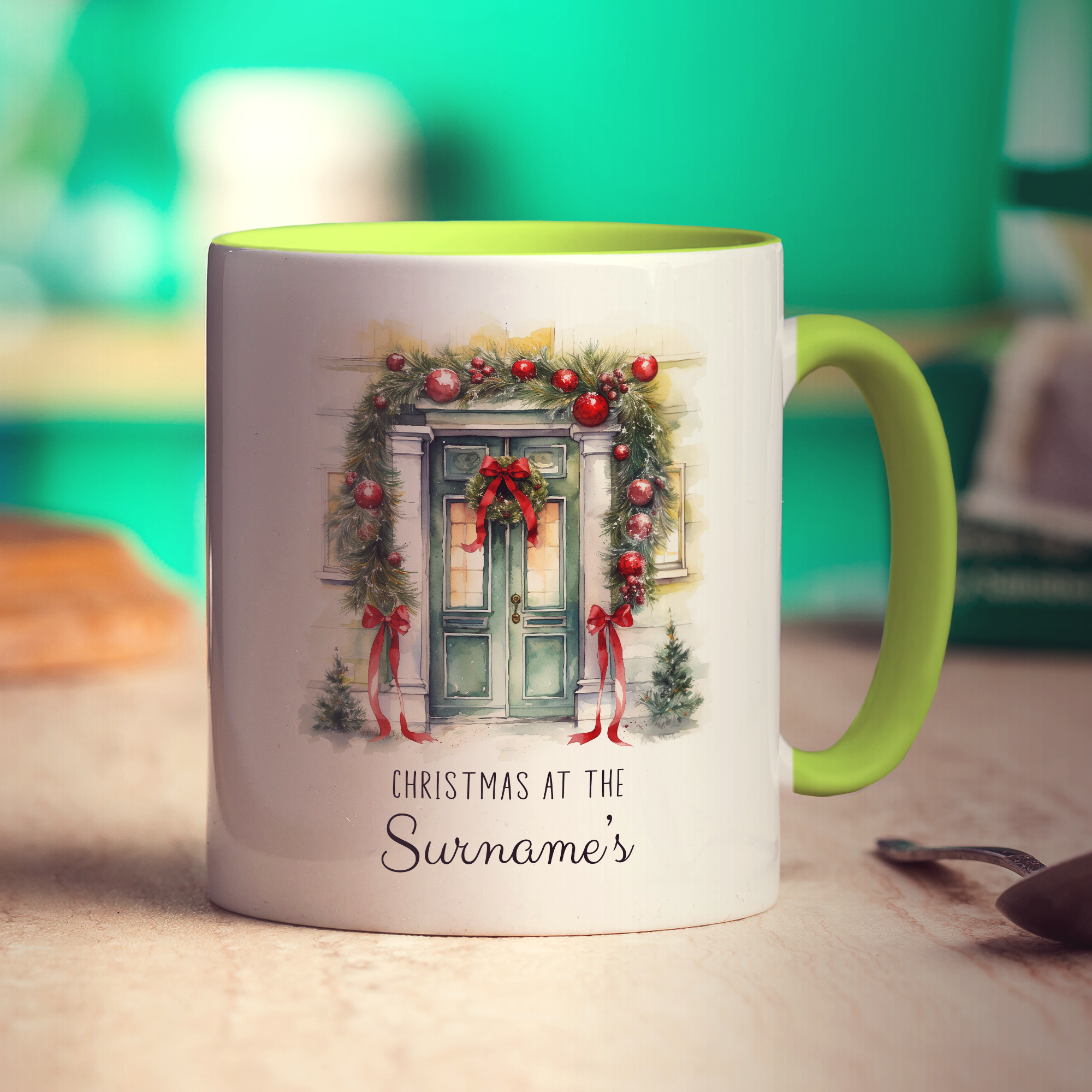 Christmas at the Surname's Mug