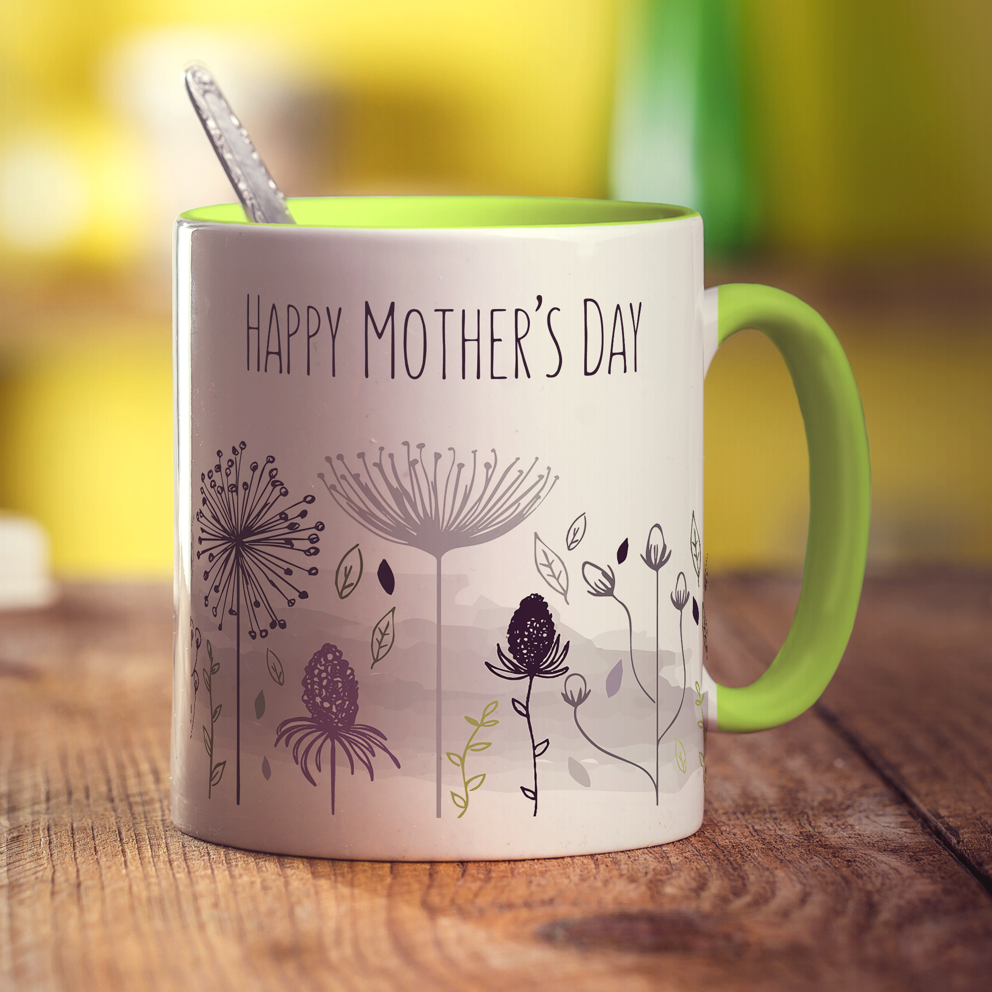 Wild Garden Message Mug