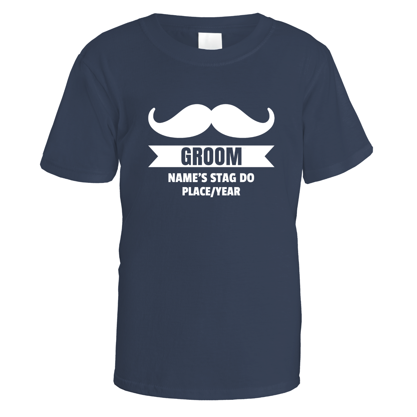 Groom Moustache Stag Do T-Shirt