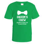 Groom's Crew Bow Tie Stag Do T-Shirt