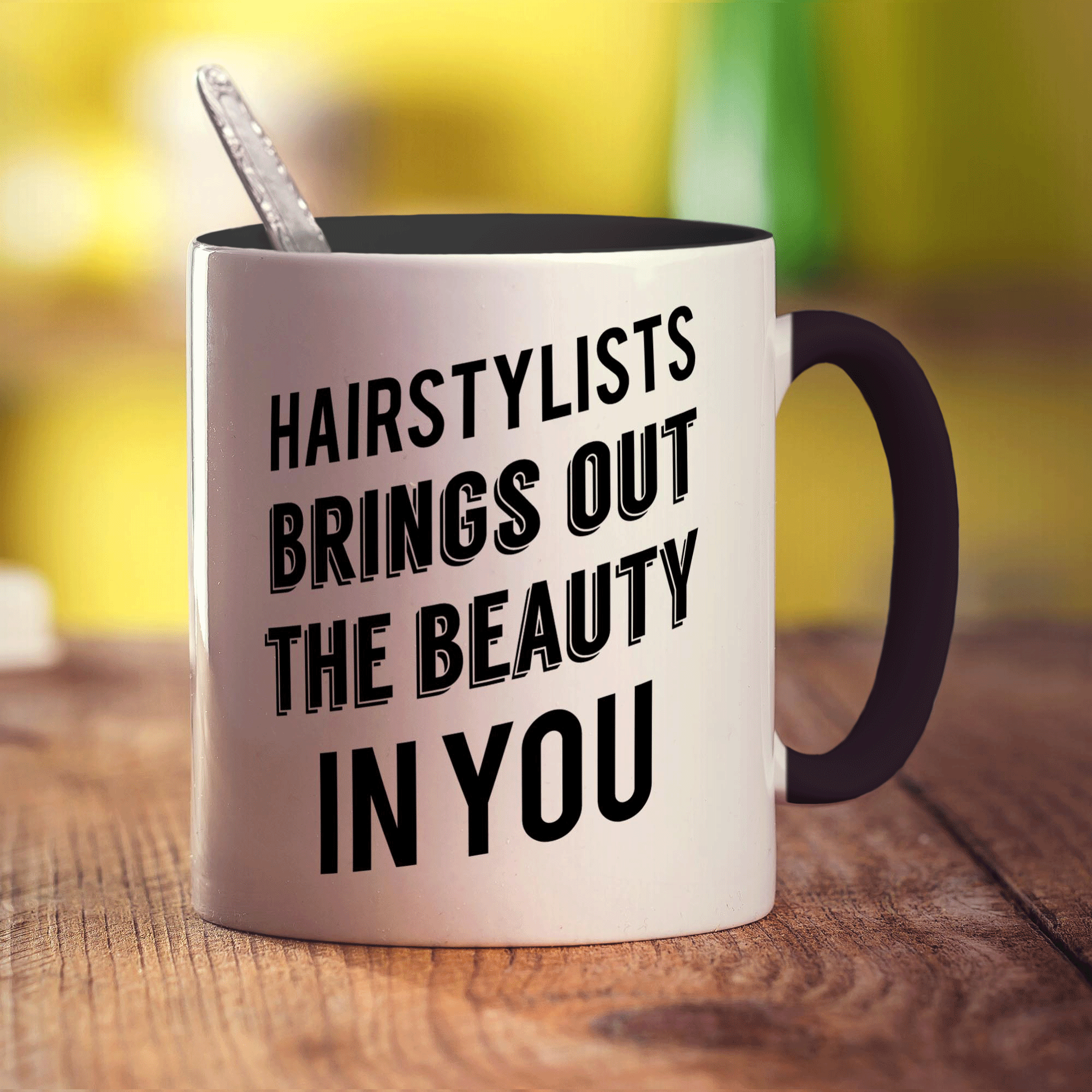Hairstylists Bring Out the Beauty In You Mug - Standard 330ml (11oz) / Black