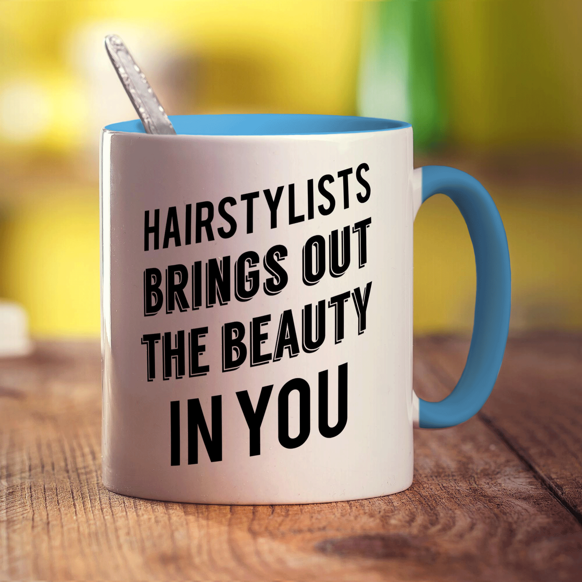 Hairstylists Bring Out the Beauty In You Mug - Standard 330ml (11oz) / Blue