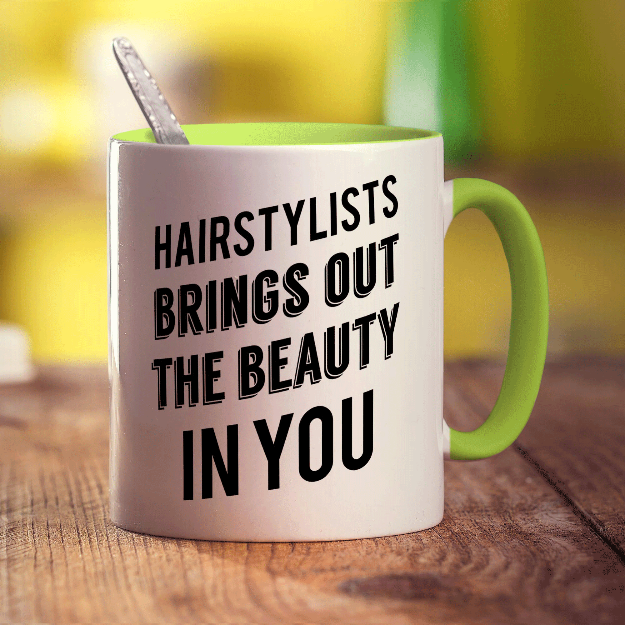 Hairstylists Bring Out the Beauty In You Mug - Standard 330ml (11oz) / Green
