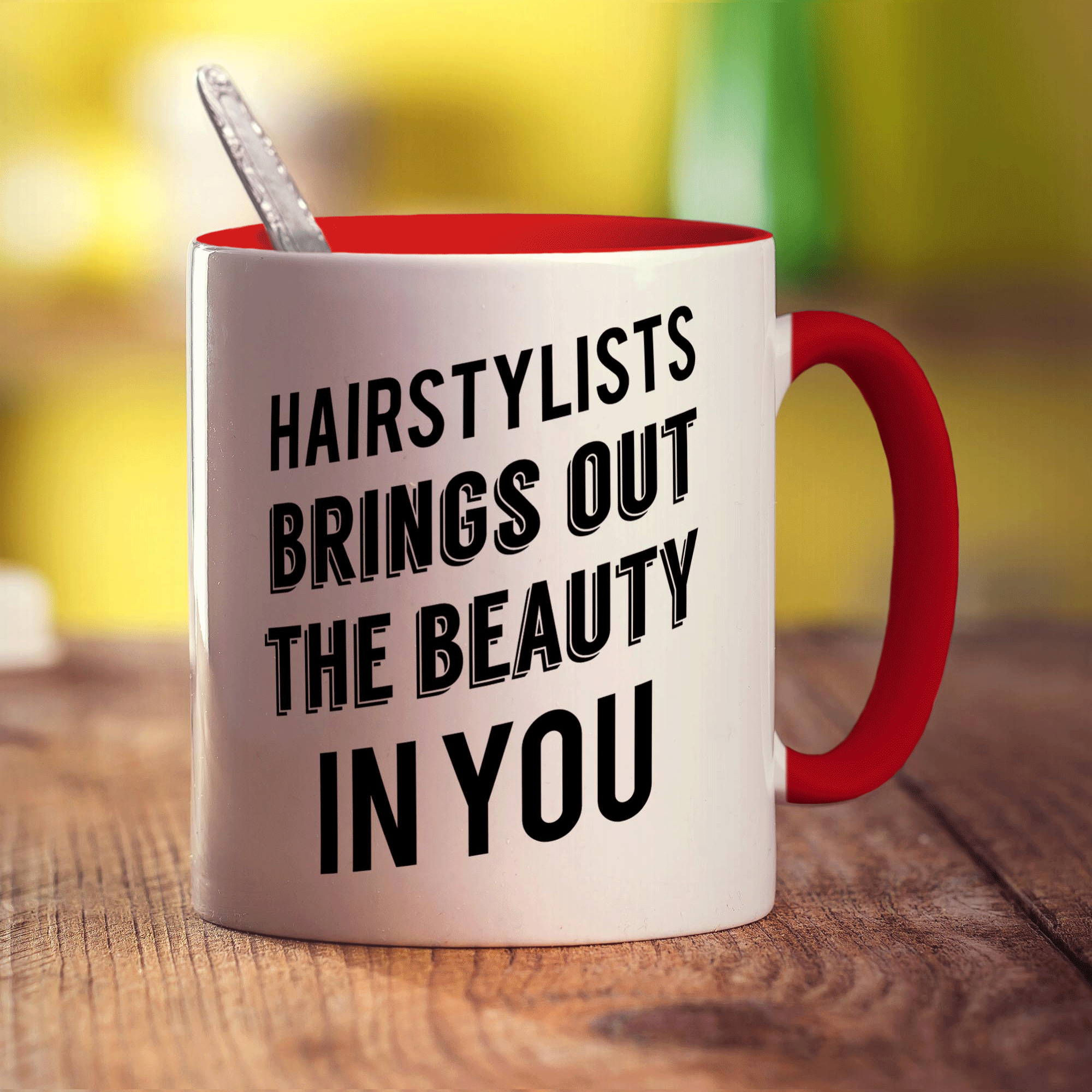 Hairstylists Bring Out the Beauty In You Mug - Standard 330ml (11oz) / Red
