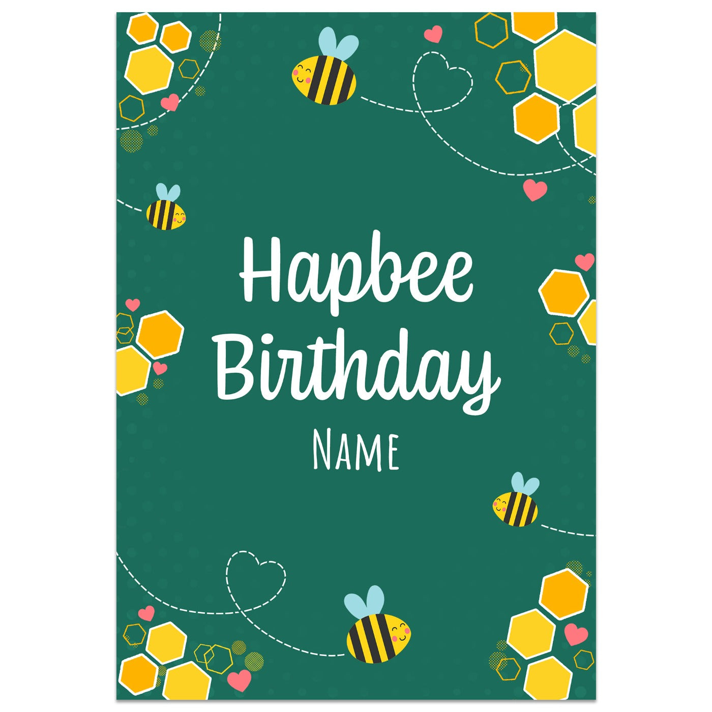 Hapbee Birthday Card