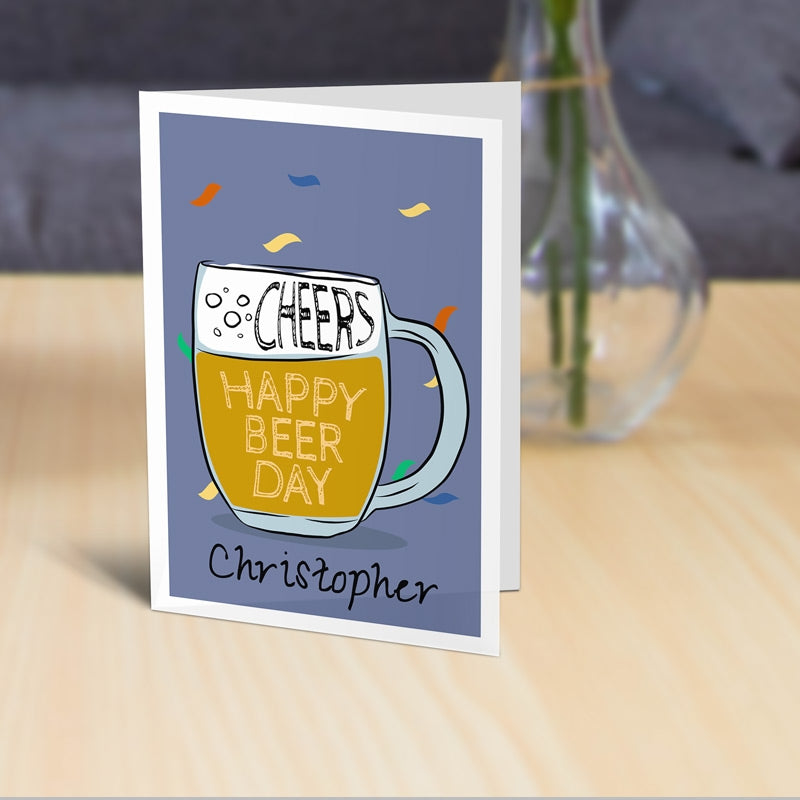 Happy Beerday Card