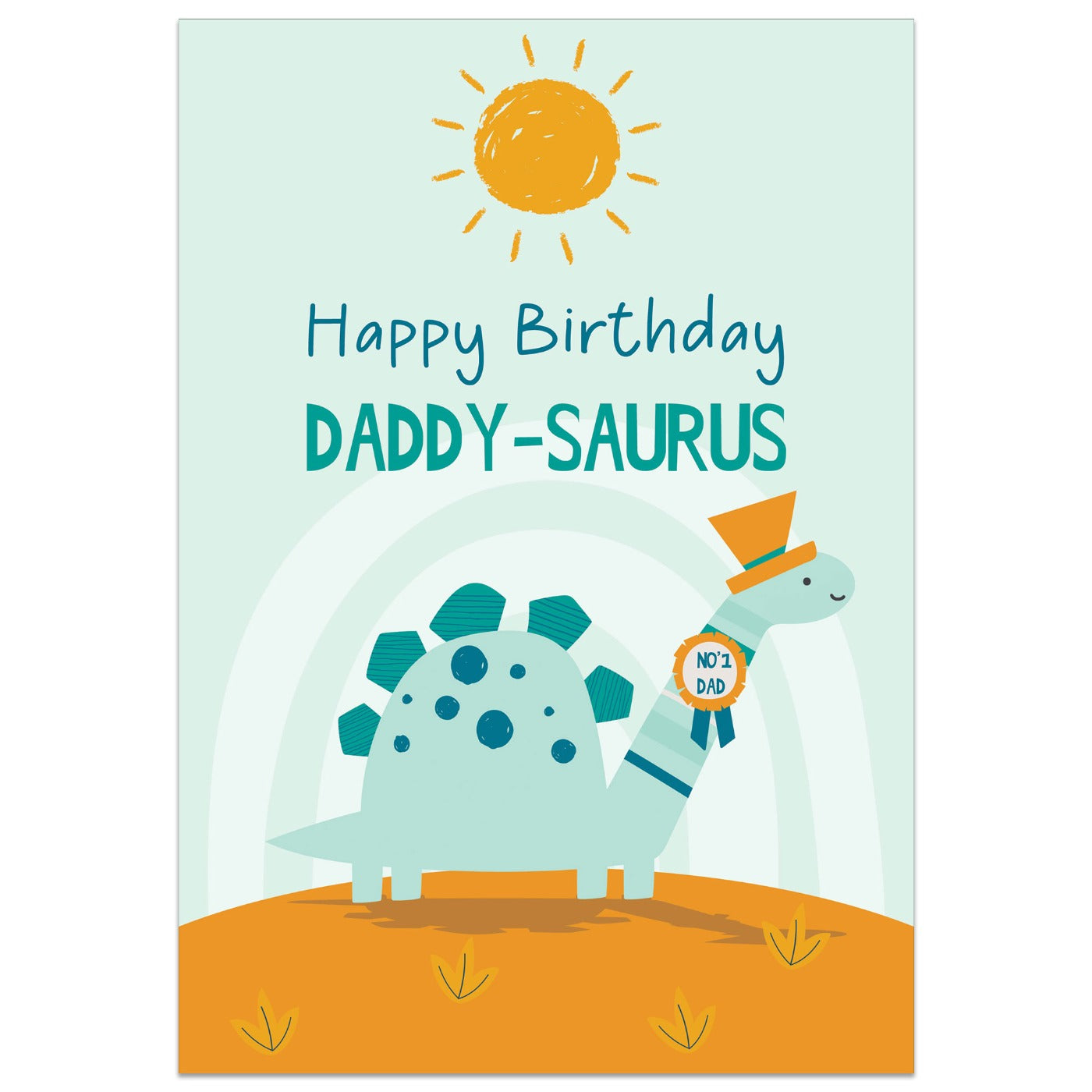 Happy Birthday Daddy-saurus Card