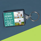 Happy Father's Day Photo Keyring