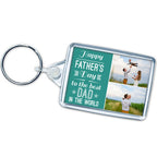Happy Father's Day Photo Keyring