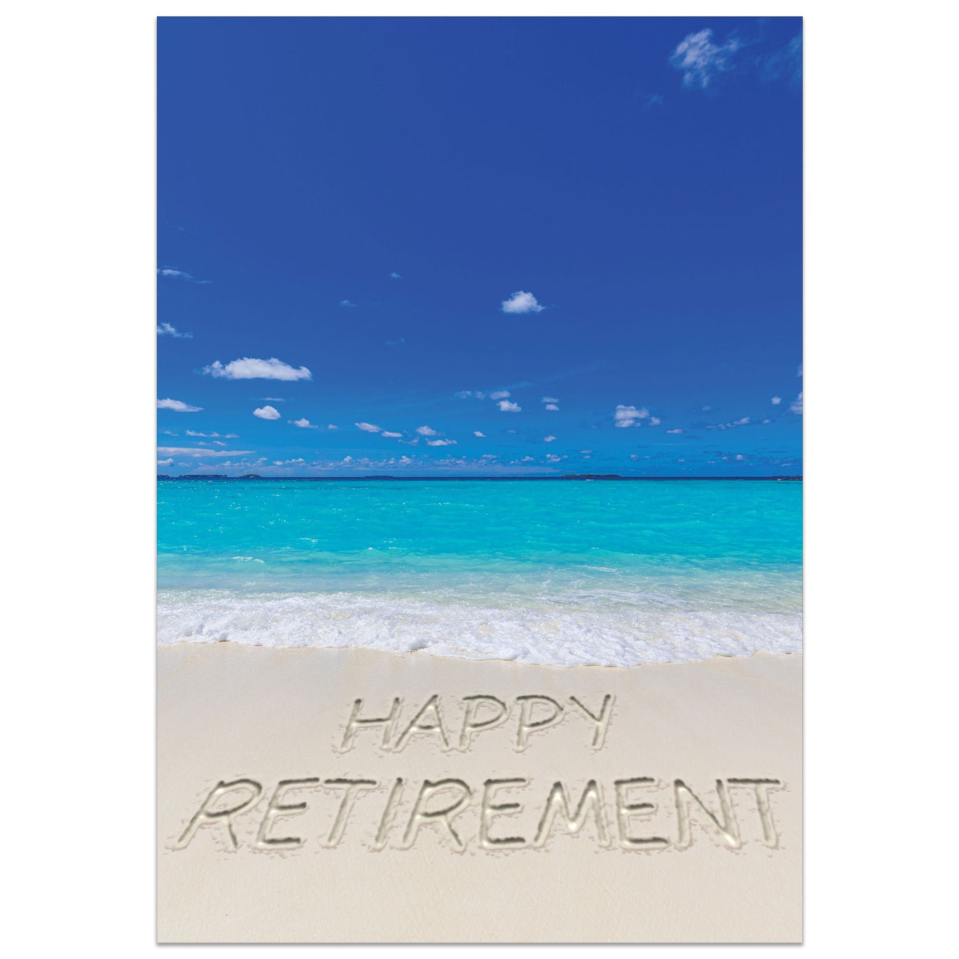 Happy Retirement Beach Card